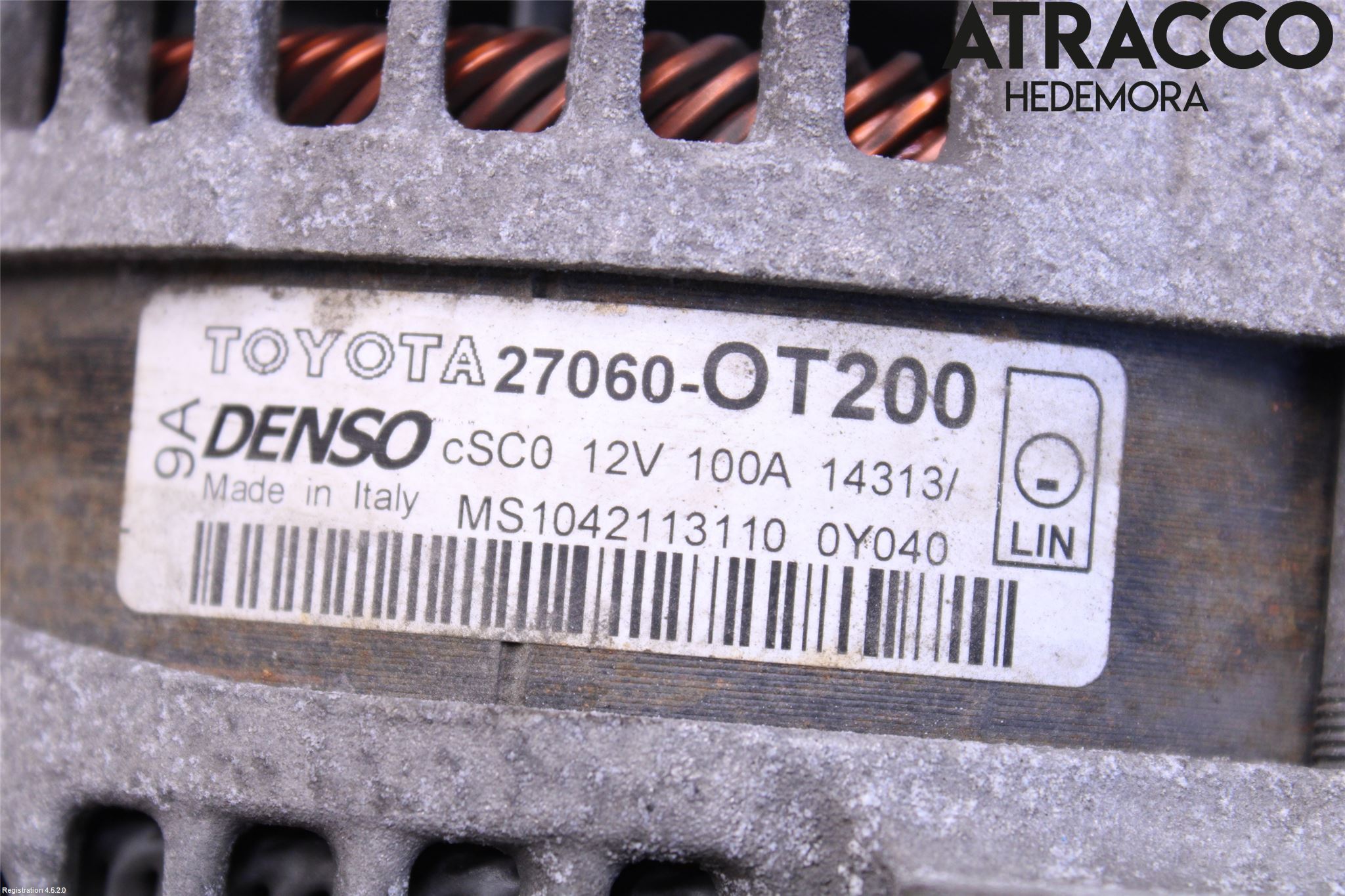 Toyota AURIS 13-19 Generator