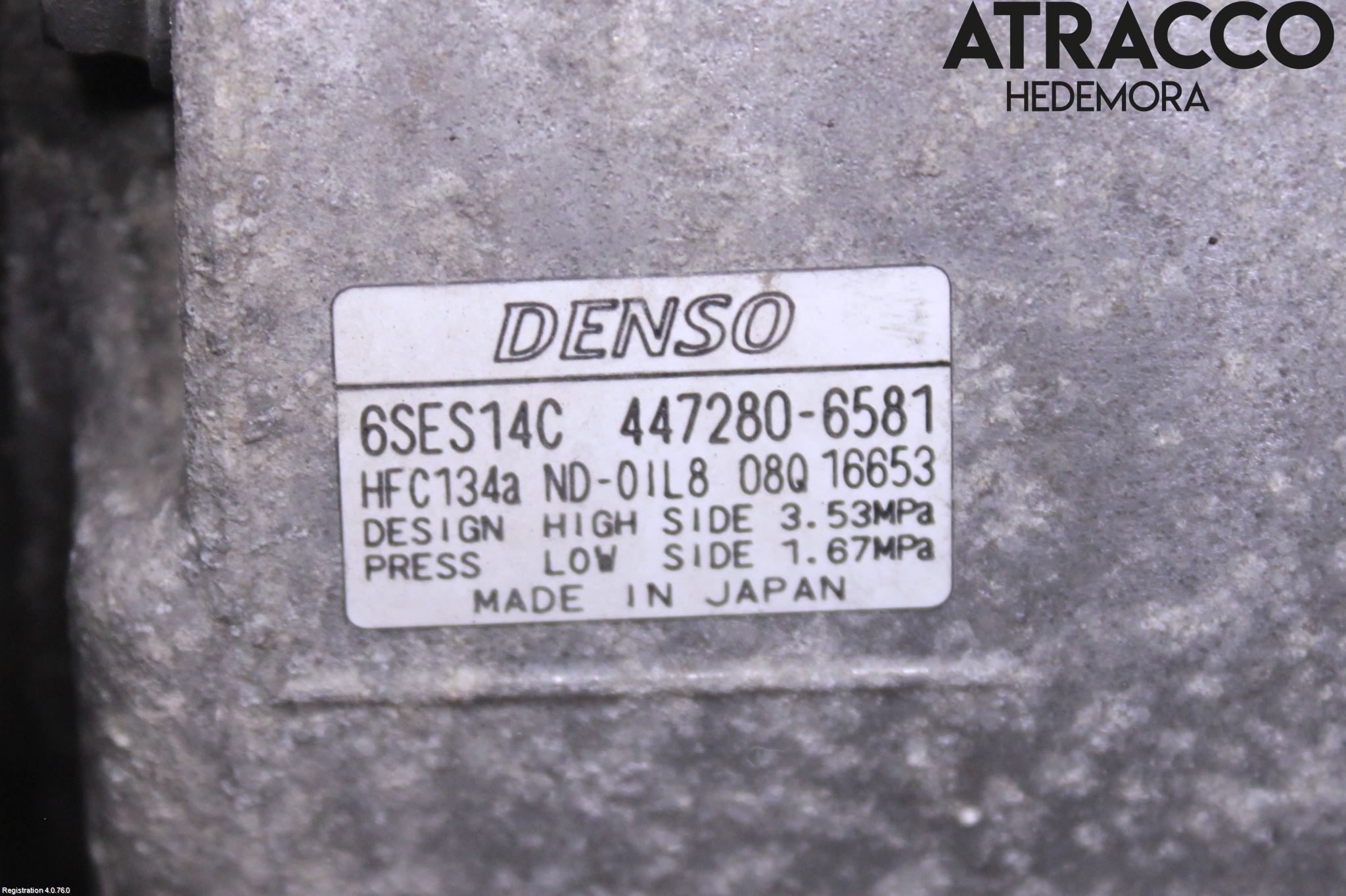 Toyota AURIS 13-19 Ac Kompressor