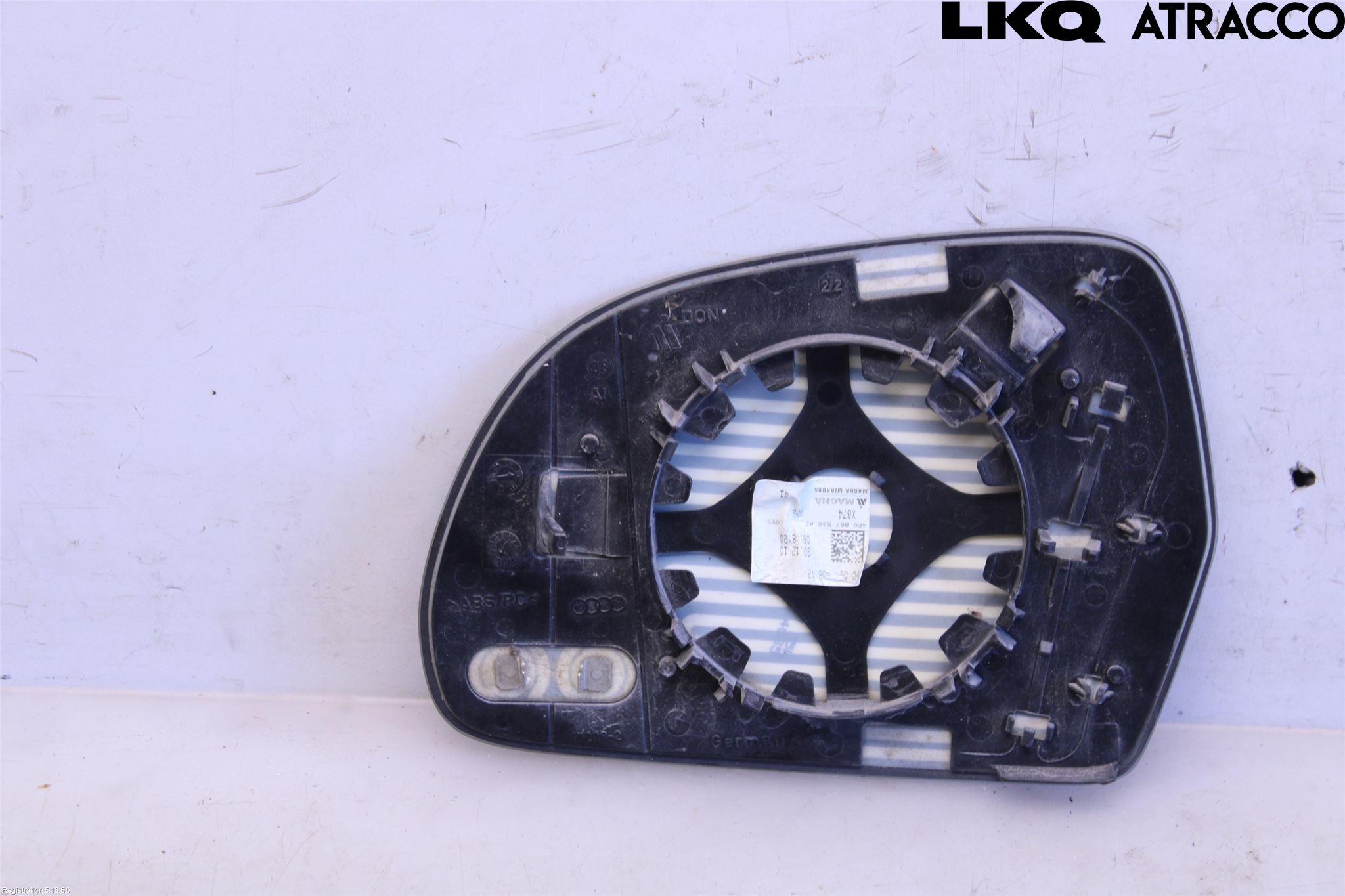 Audi A4/S4 08-11 Spegelglas Hö