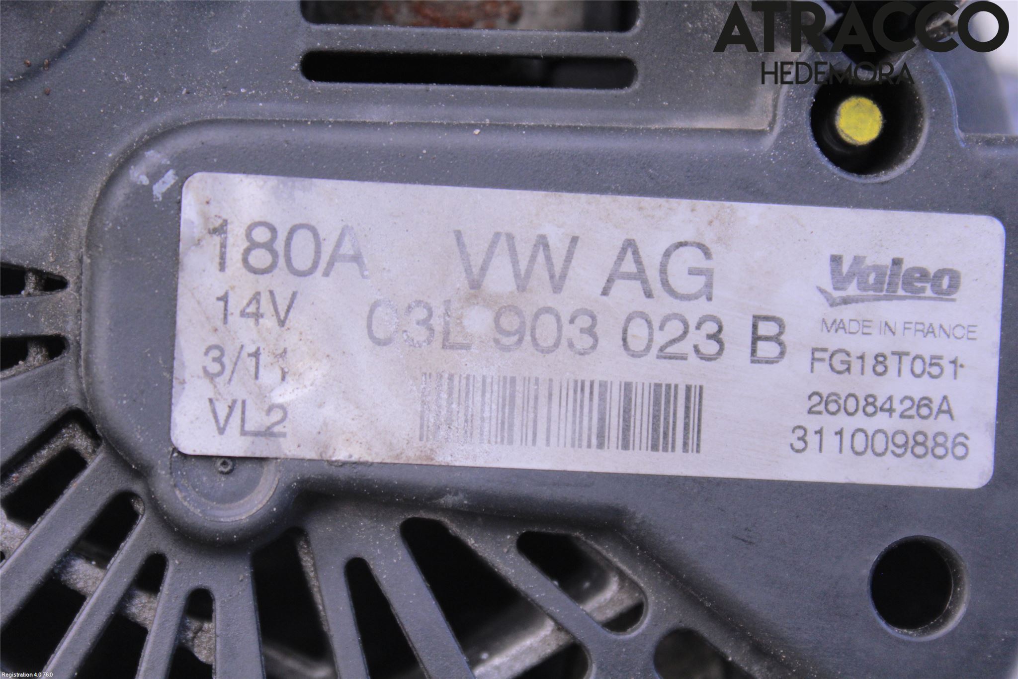 Volkswagen VW PASSAT CC 08-16 Generator