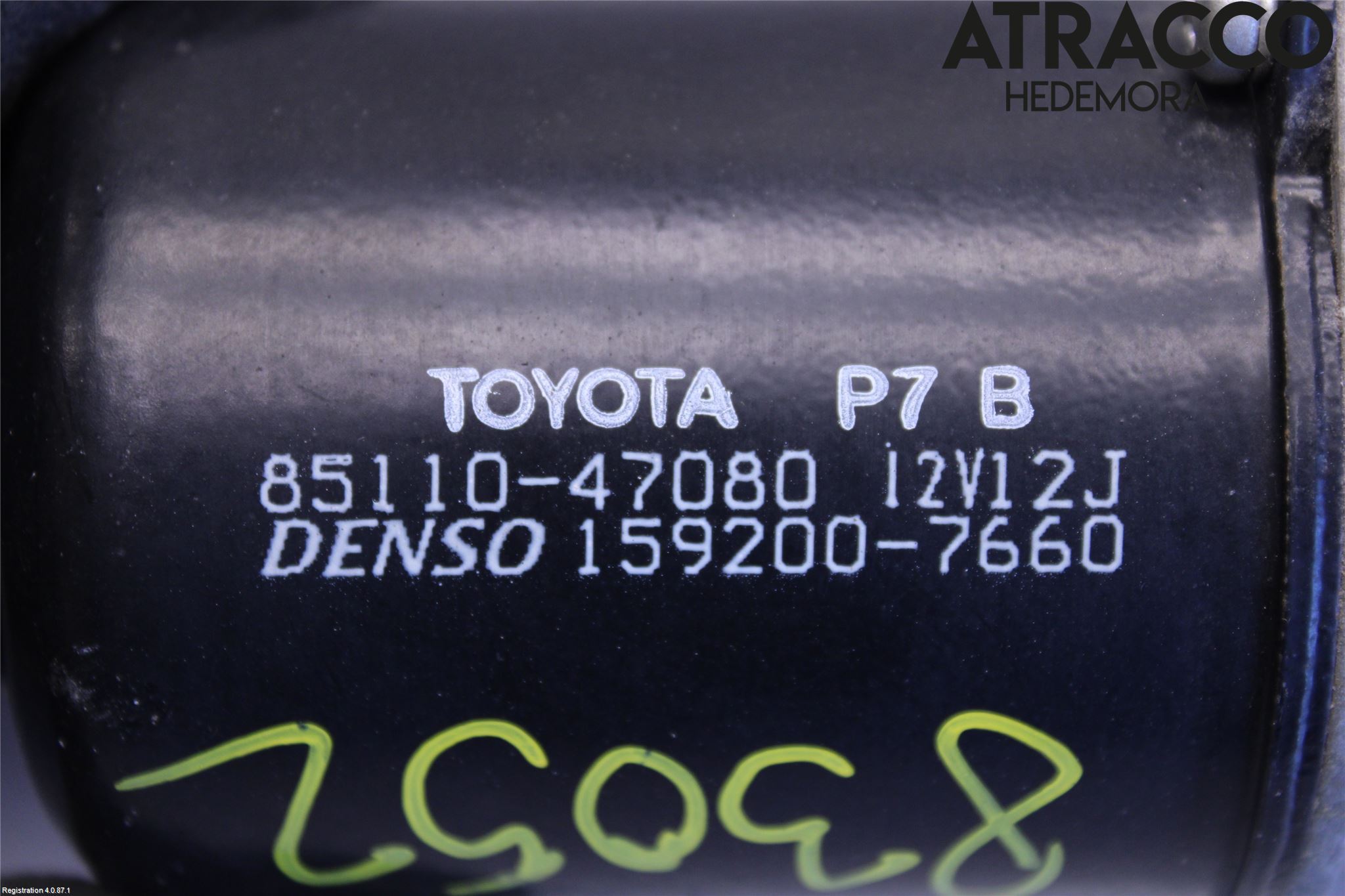 Toyota PRIUS NWH20 04-08 Torkarmotor Vindruta