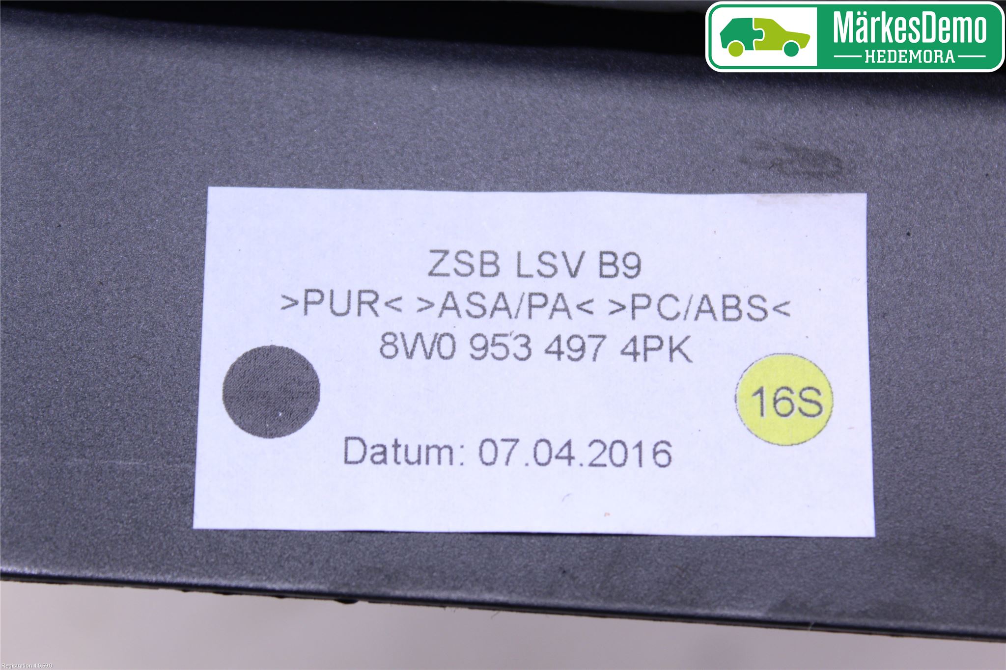 Audi A4/S4 B9 16-19 Rattkåpa-Kåpor