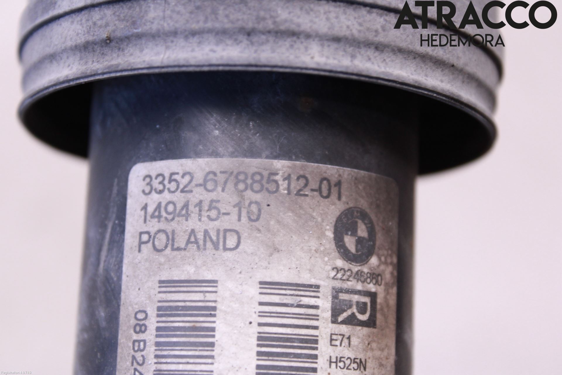 BMW X6 E71/E72   08-14 Stötdämpare Bak