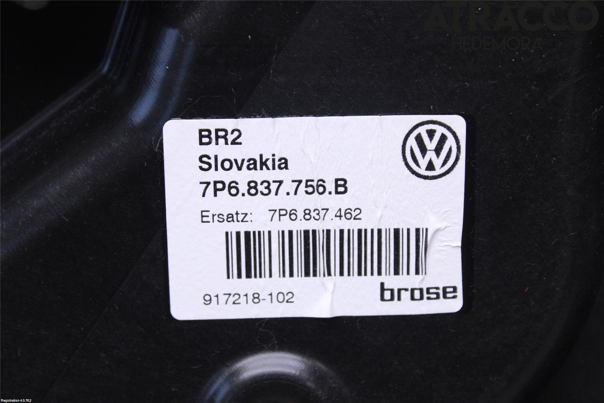 Volkswagen VW TOUAREG 7P 11-18 Fönsterhiss El Kompl
