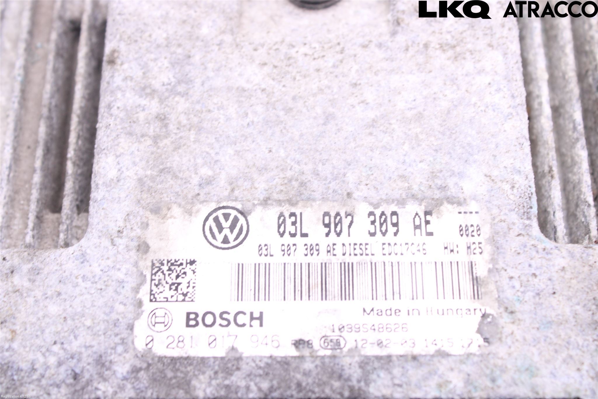 Volkswagen VW PASSAT 11-14 Styrenhet Inspump Diesel