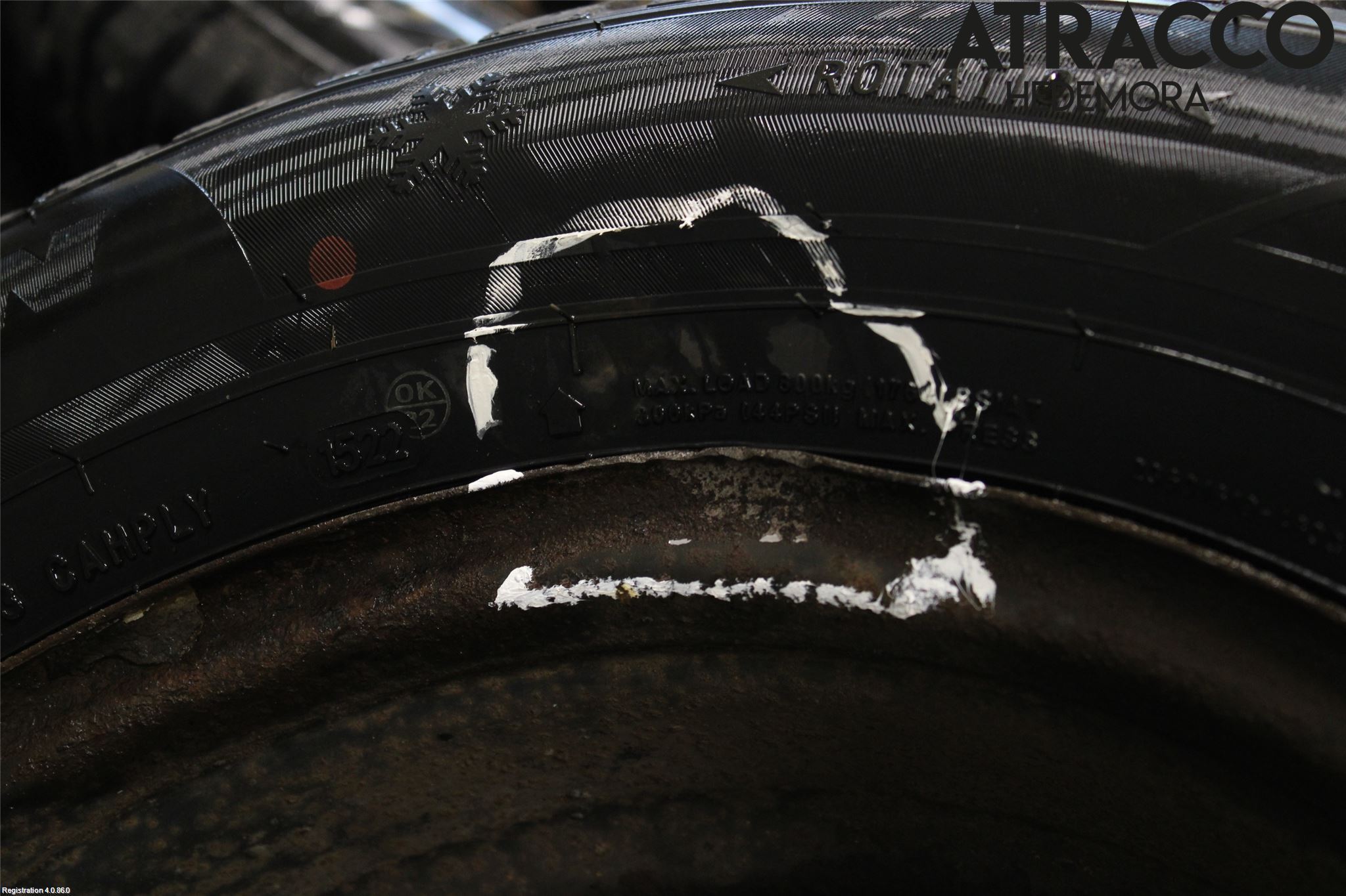 Ford KUGA 08-12 Vinterdäck Plåtfälg 4St