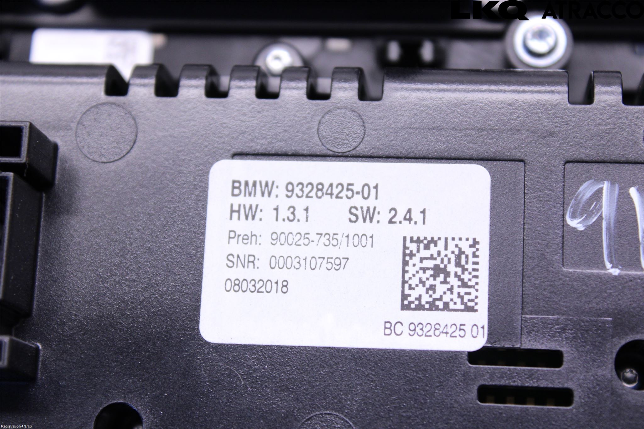 BMW 5 F10/F11/F18 09-17 Ac Styrenhet Ac Manöveren