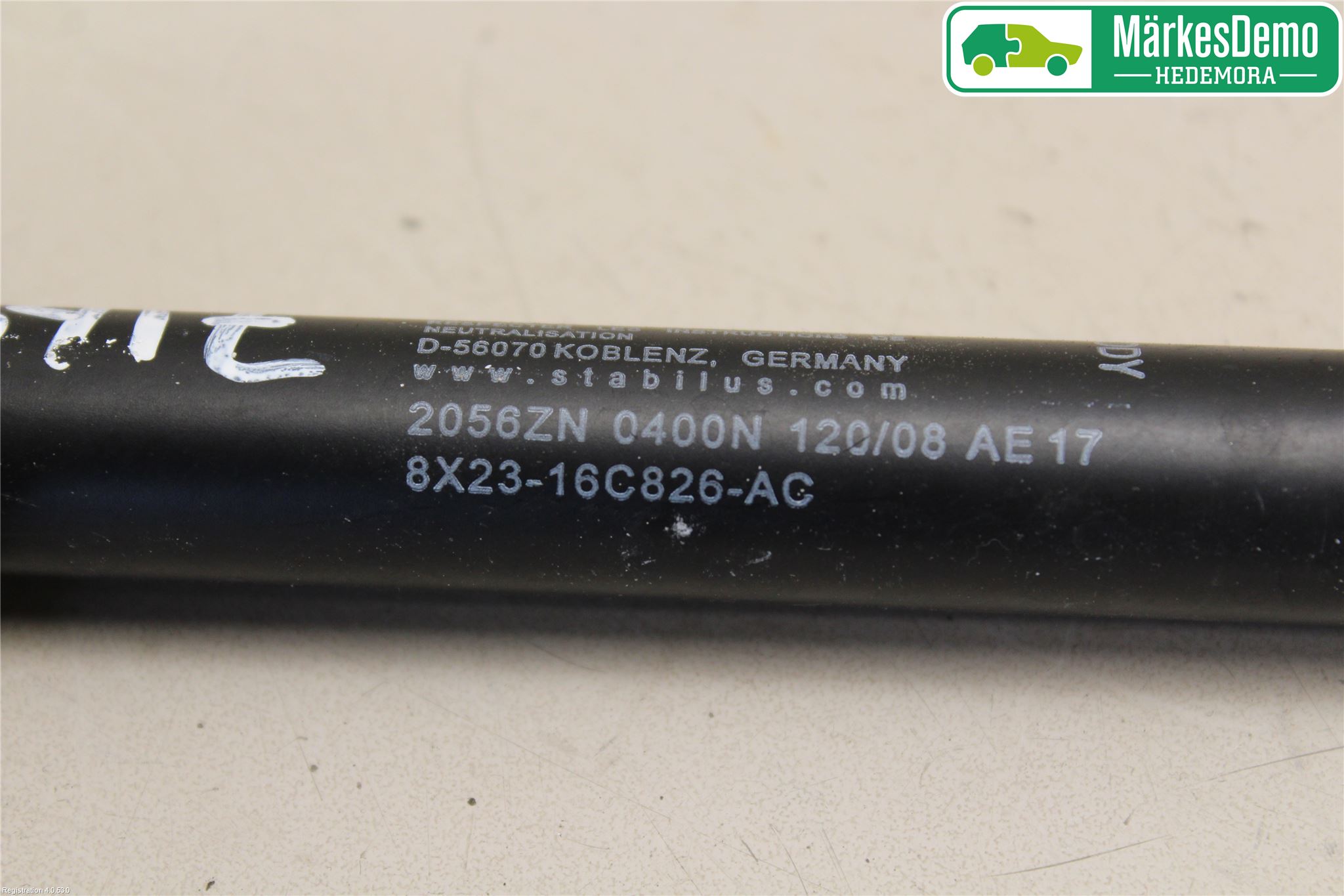 Jaguar XF 08-15 Gasfjäder Motorhuv