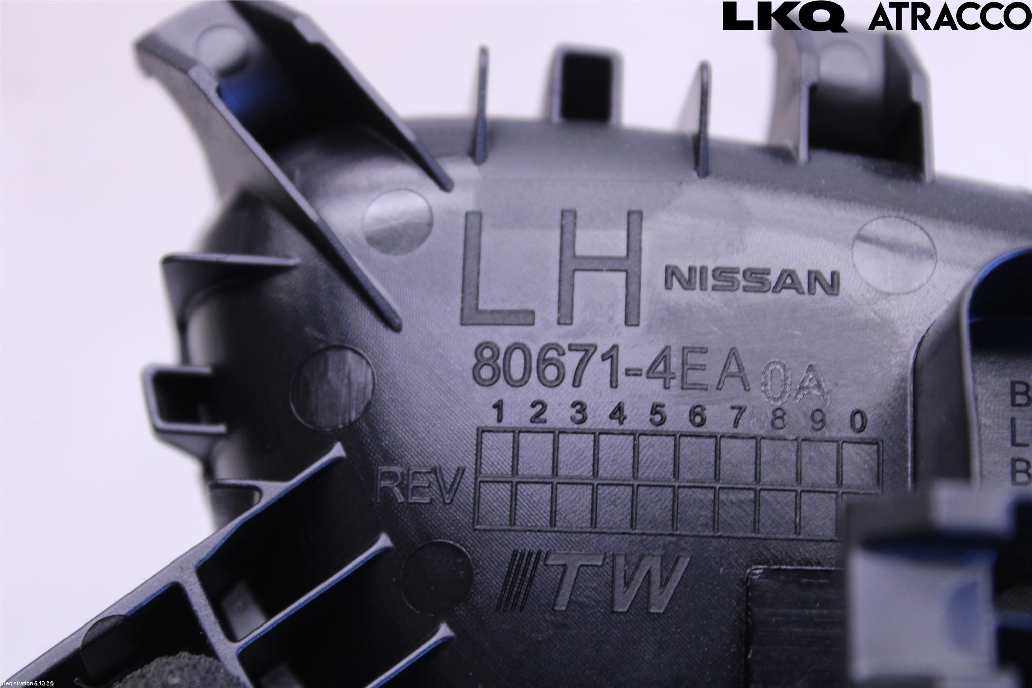 Nissan QASHQAI 14-17 Dörrhandtag Inre Vä