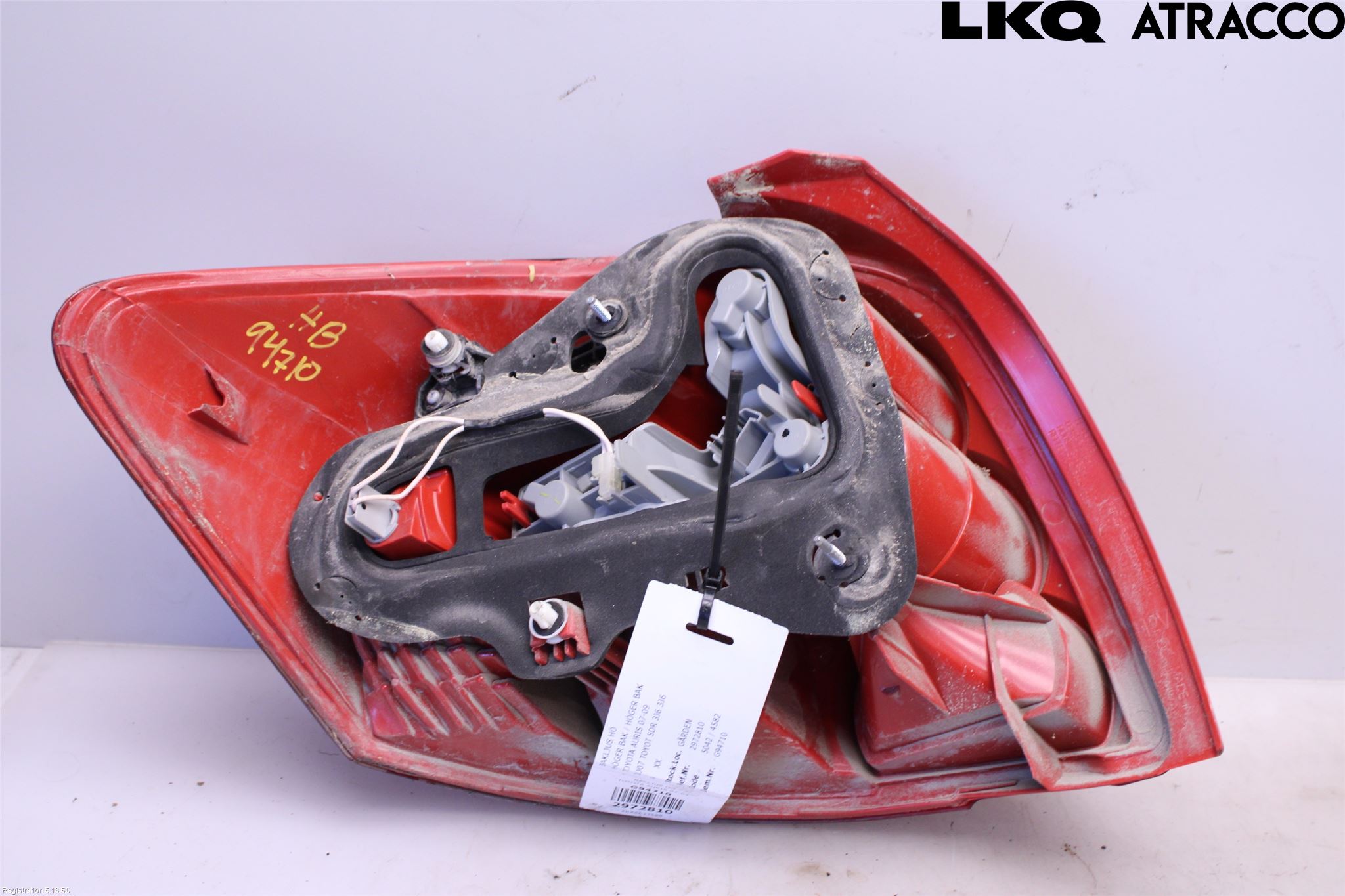Toyota AURIS 07-09 Bakljus Höger