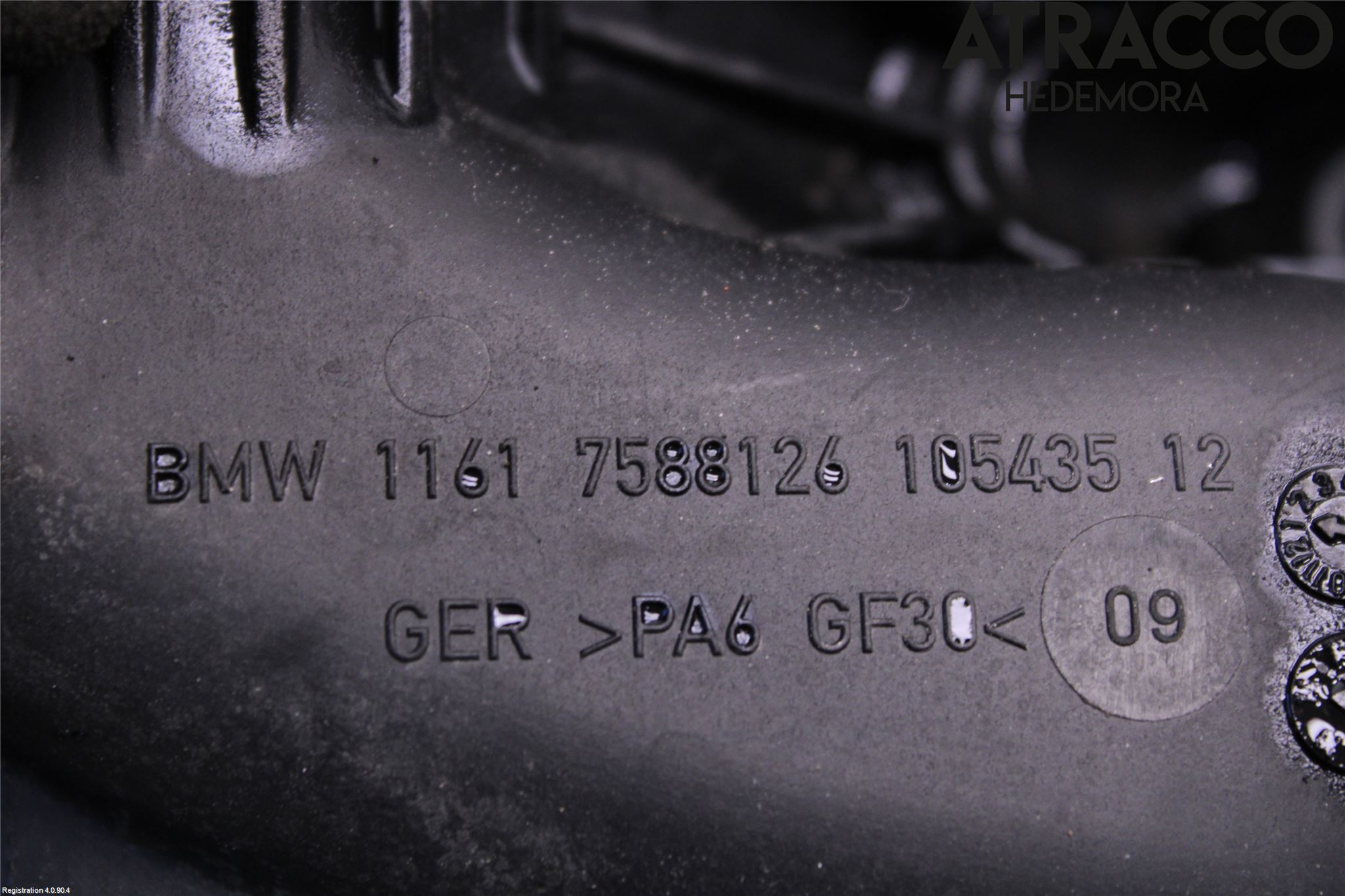 BMW 3 F30/F31/F80 12-19 Grenrör Insug