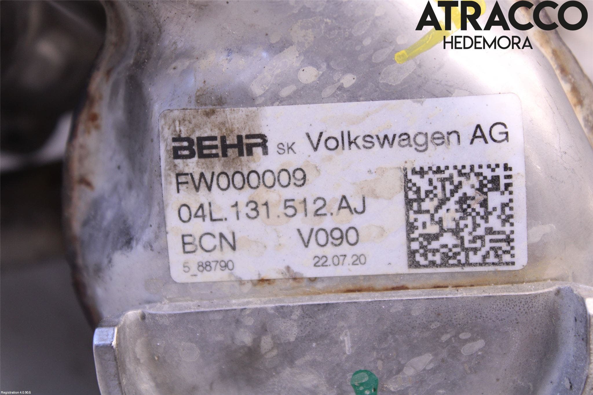 Volkswagen VW CADDY 16-20 Avgaskylare