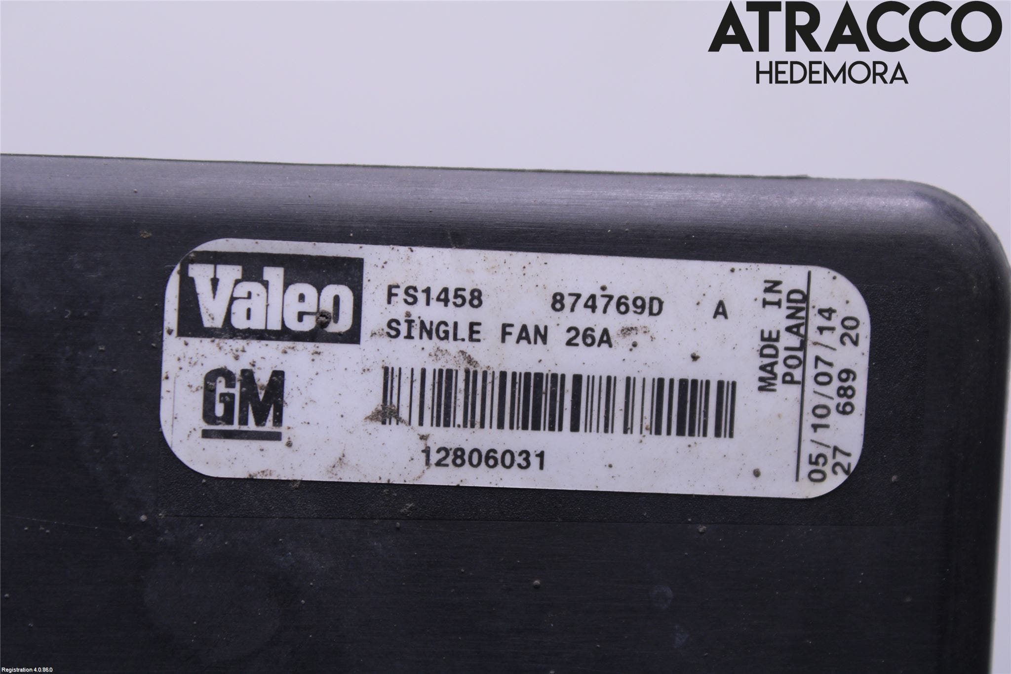 Saab 9-3 VER2/VER3 08-15 Kylfläkt El