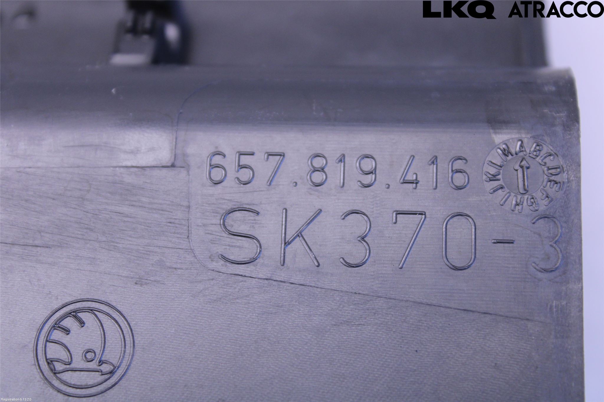 Skoda SCALA 19- Torpedplåt-Torpedplast