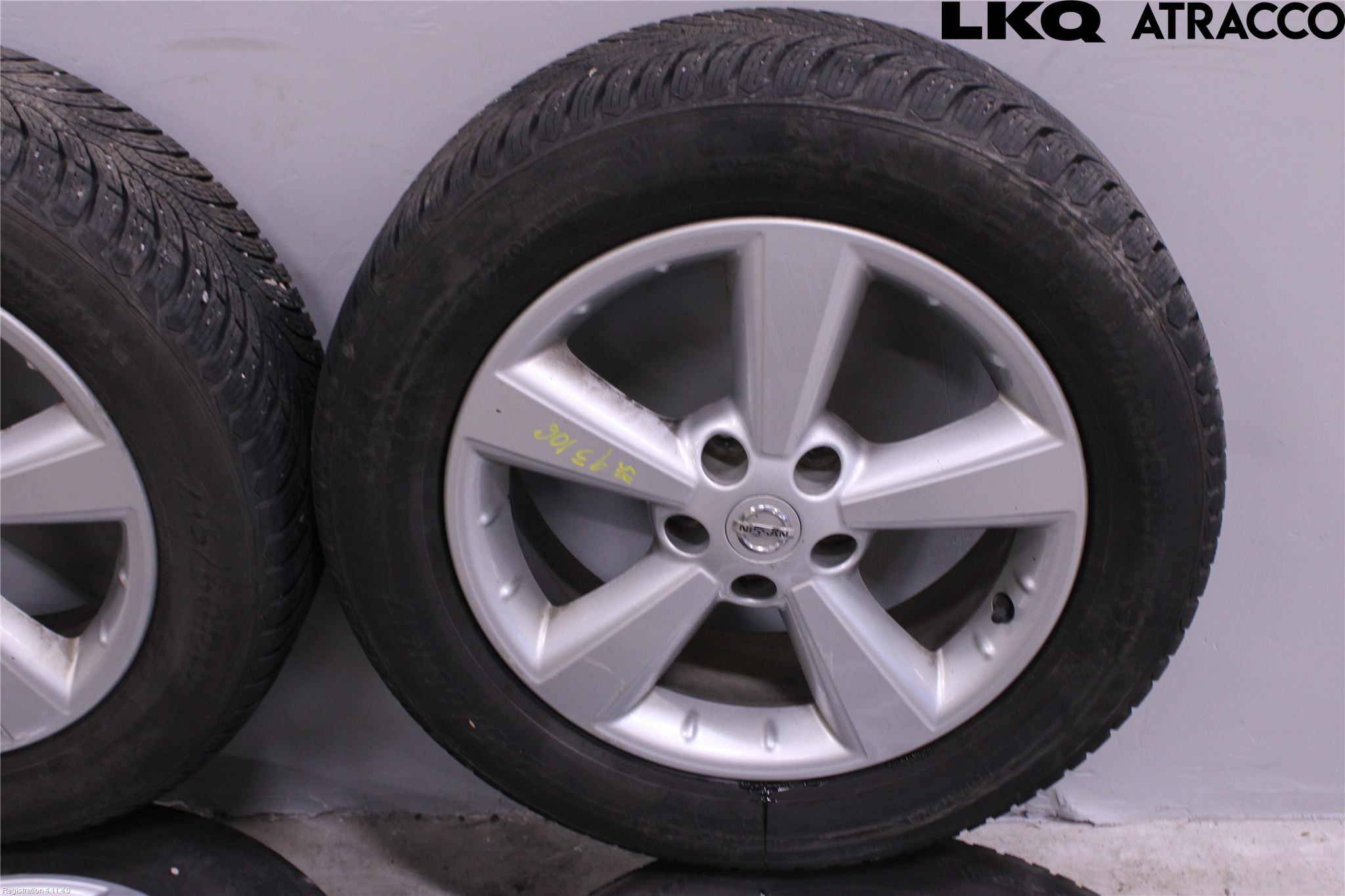 Nissan QASHQAI+2  10-14 Vinterdäck Alumfälg 4St