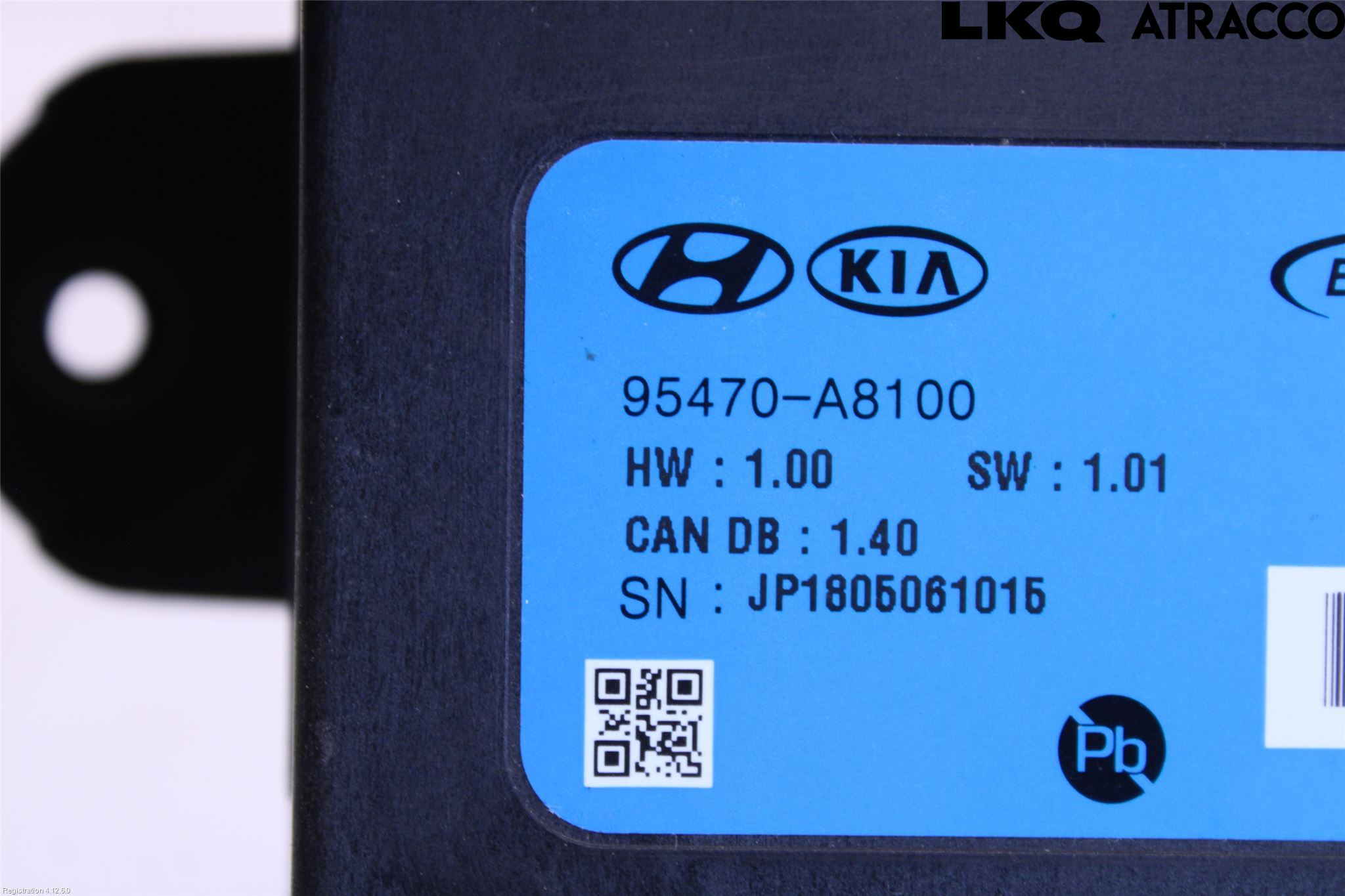 Kia OPTIMA 16-20 Styrenhet Baklucka
