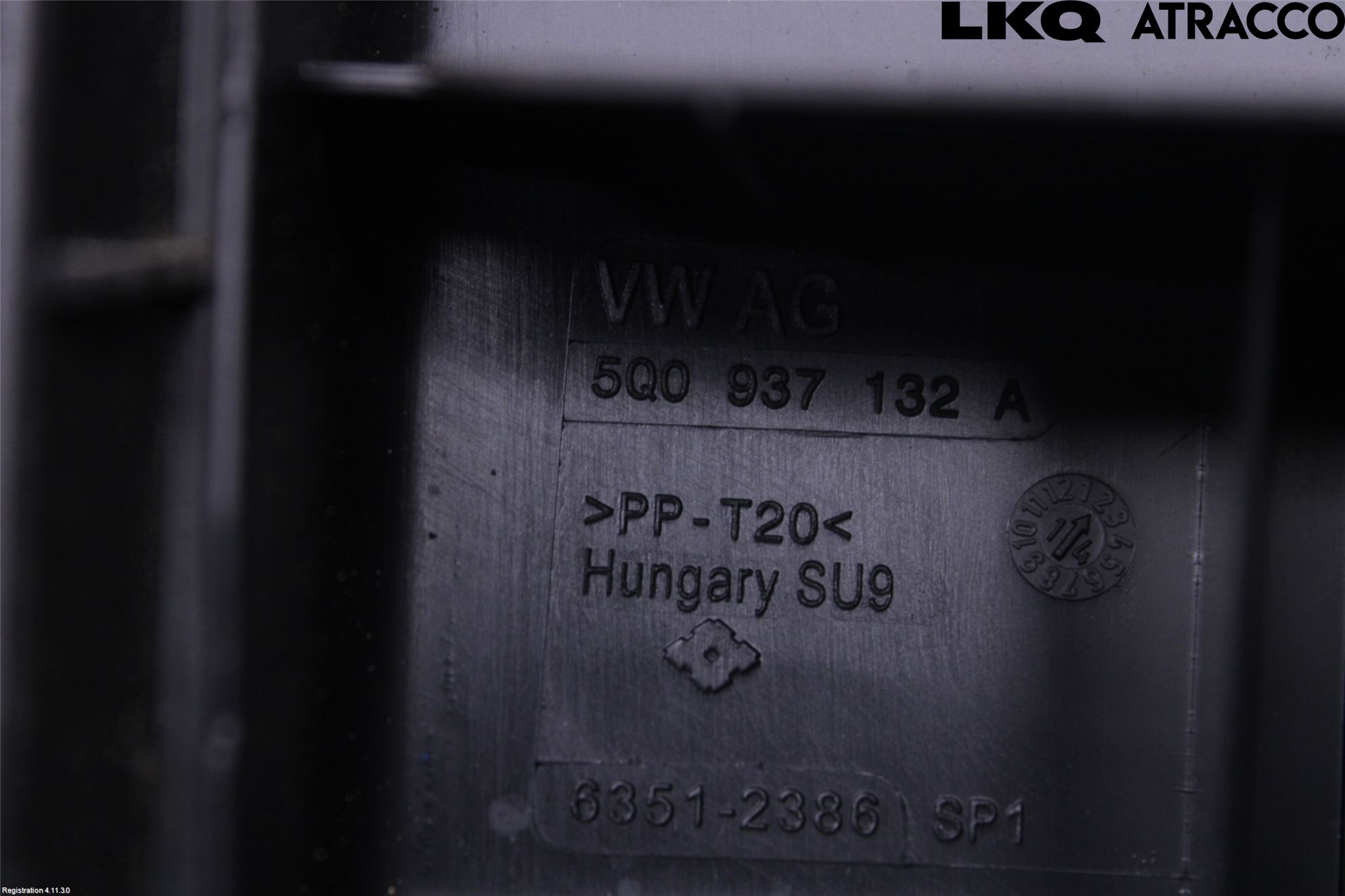 Volkswagen VW GOLF / E-GOLF VII 13-20 Säkringsdosa-Elcentral Lock