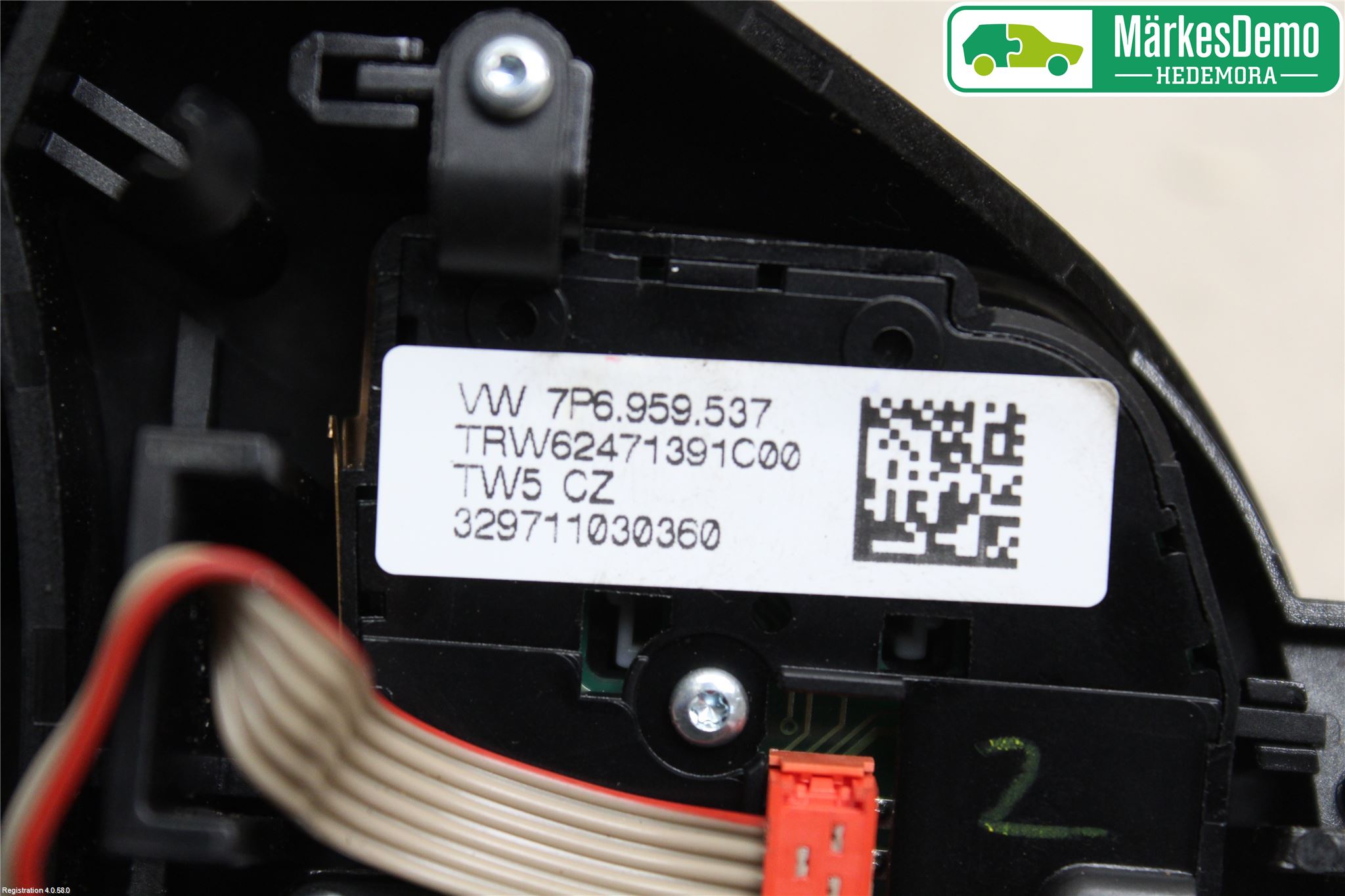 Volkswagen VW TOUAREG 7P 11-18 Spak-Rattreglage Radio