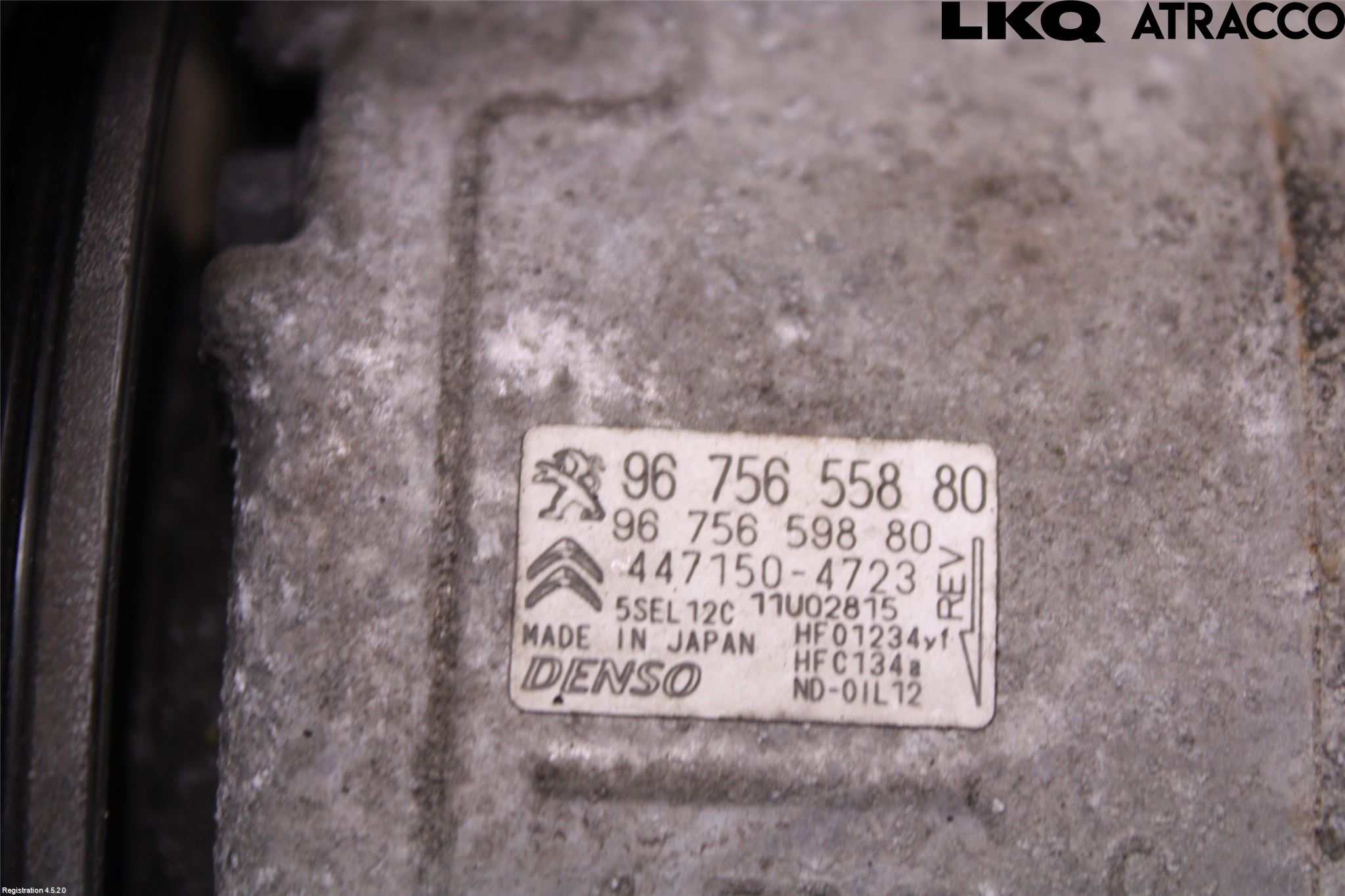 Citroen C4 CACTUS 14-20 Ac Kompressor