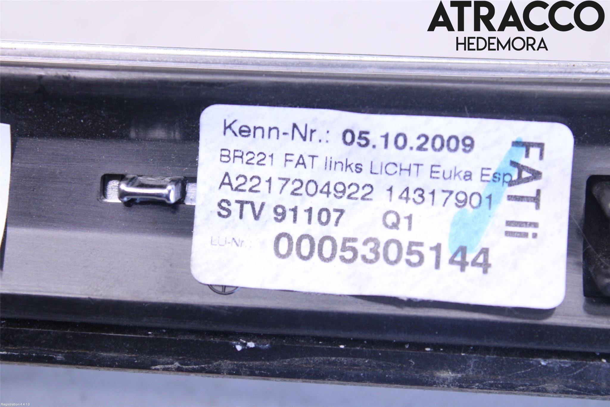 Mercedes-Benz MB S-KLASS (W221) 05-13 Dörr Dekorlist Fram Vä