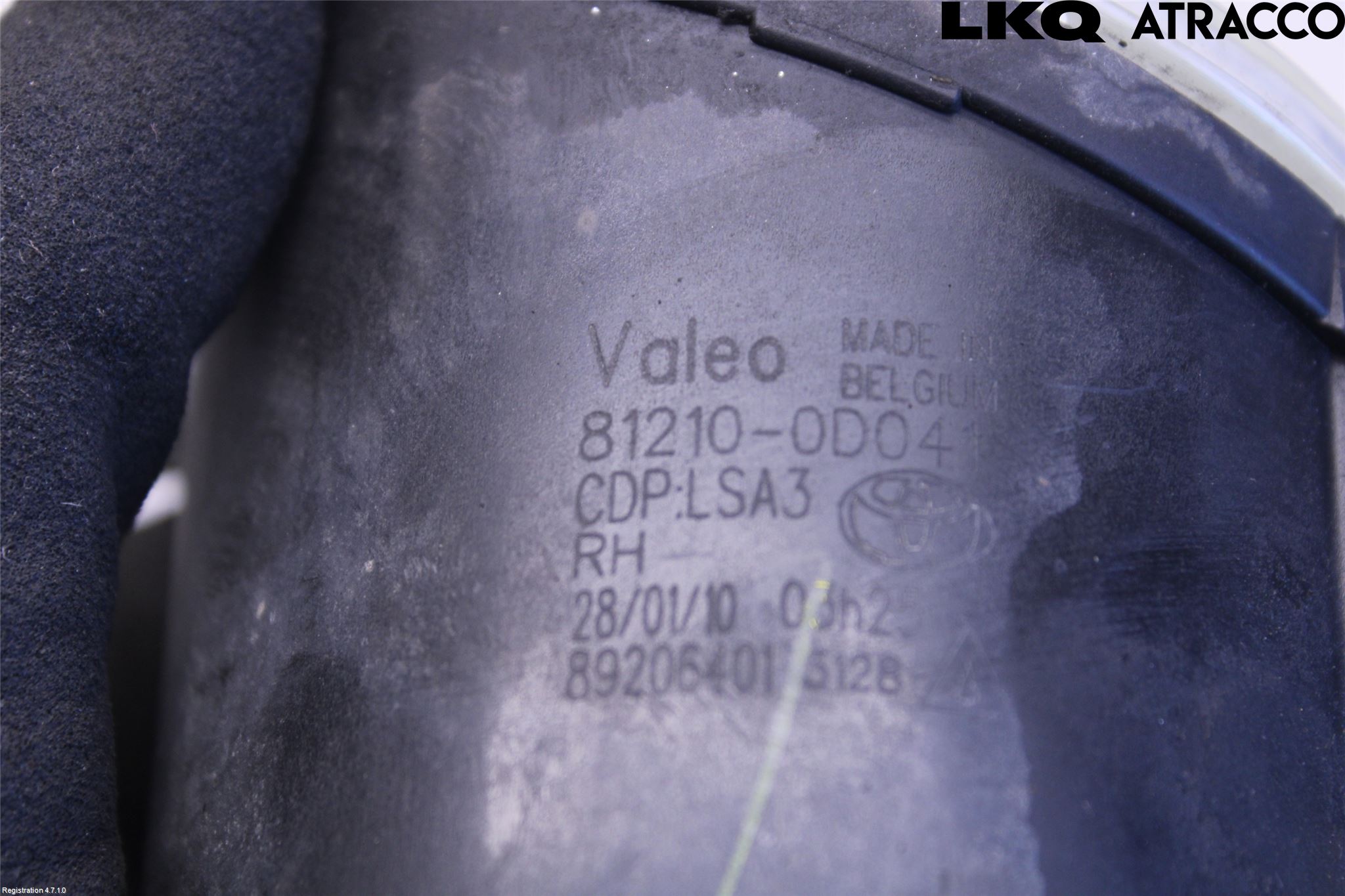 Toyota AVENSIS 09-15 Dimljus-Varselljus Fram