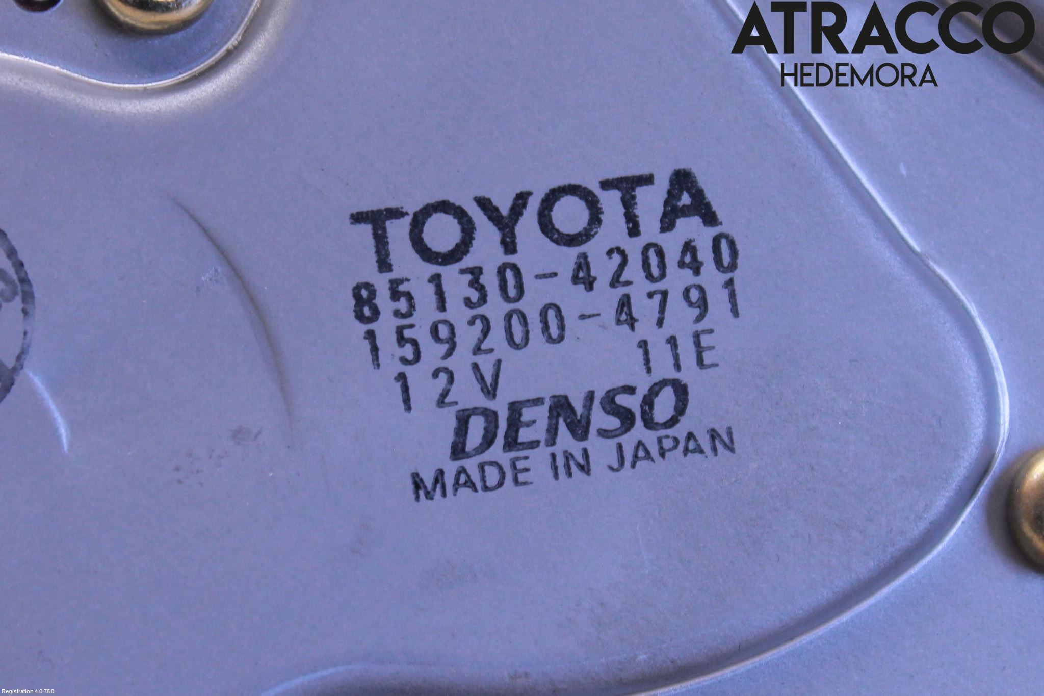 Toyota RAV 4 00-06 Torkarmotor Baklucka