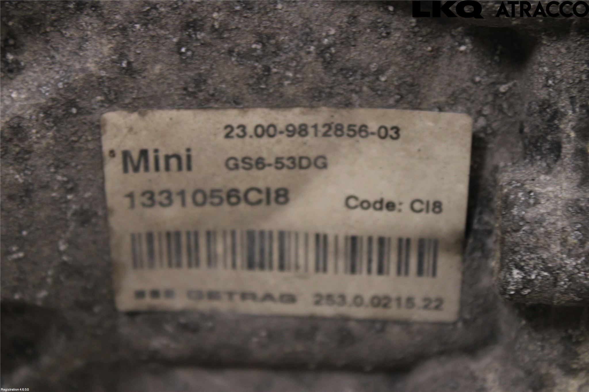 Mini COUNTRYMAN R60 11-16 Växellåda Man 6 Vxl