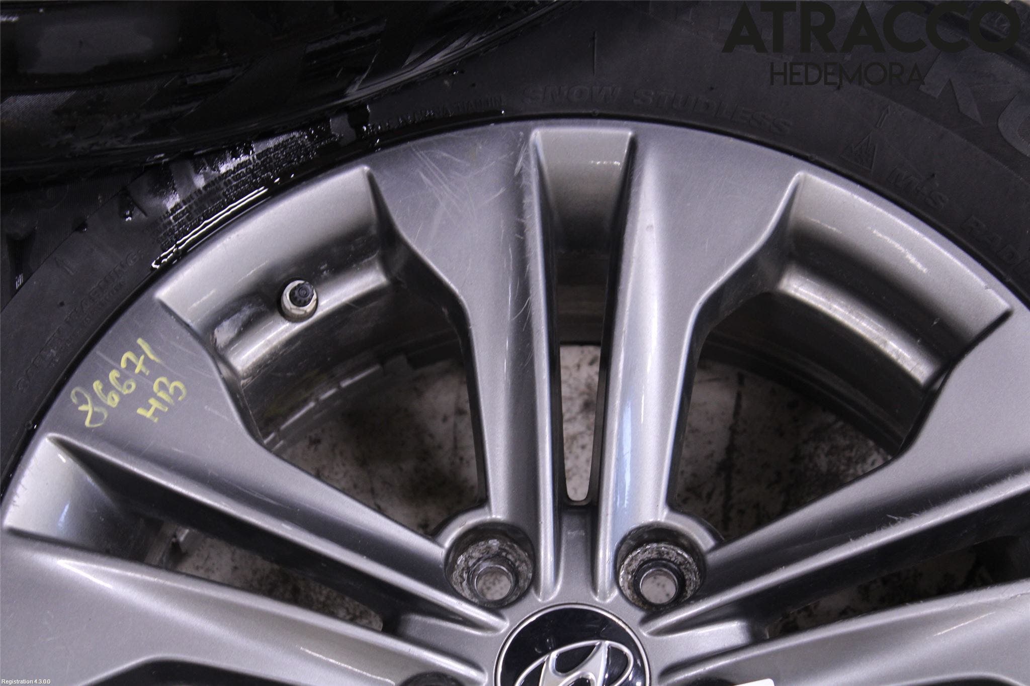 Hyundai SANTA FE  06-12 Vinterdäck Alumfälg 4St