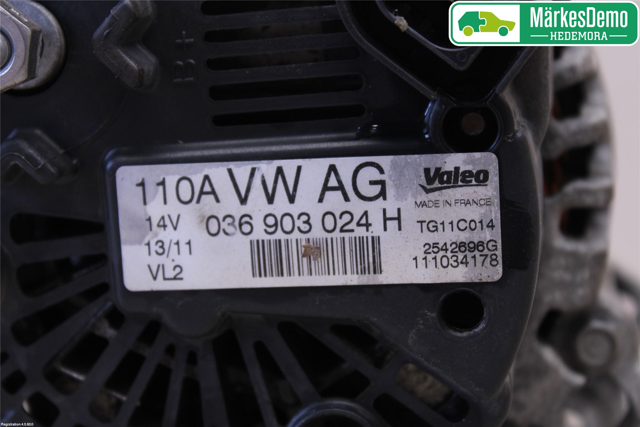 Volkswagen VW POLO 10-17 Generator