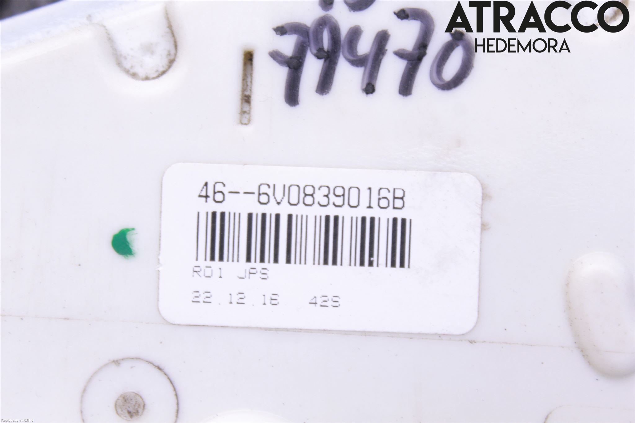 Skoda YETI Låskista-Dörrlås