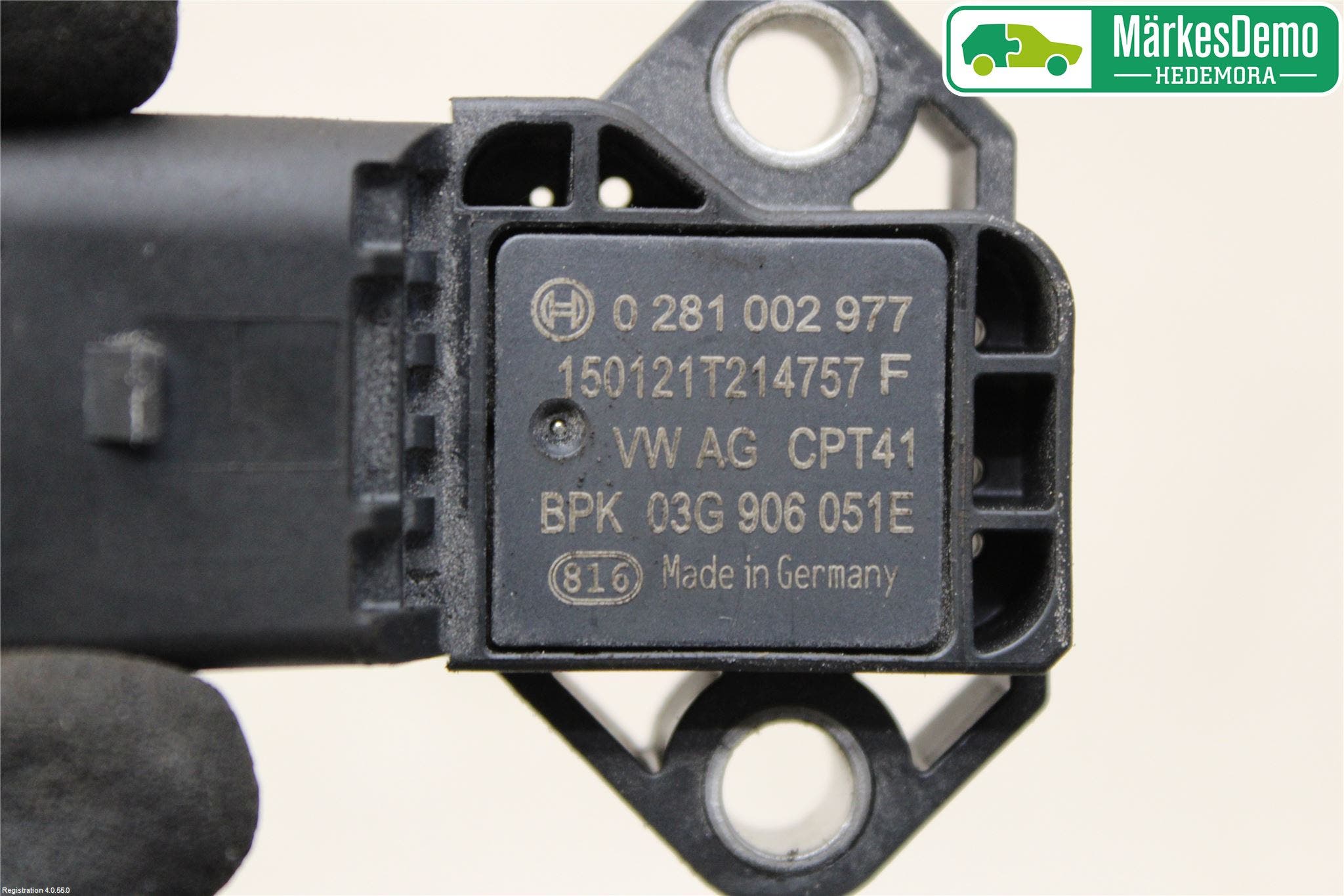 Volkswagen VW GOLF / E-GOLF VII 13-20 Injmappsensor