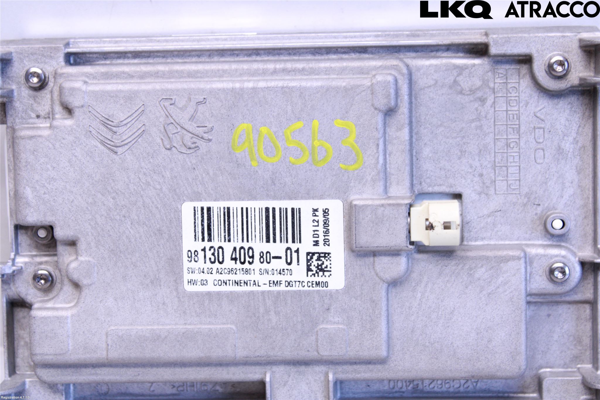 Citroen C4 GRAND PICASSO 14-18 Cd Radio - Multimediapanel