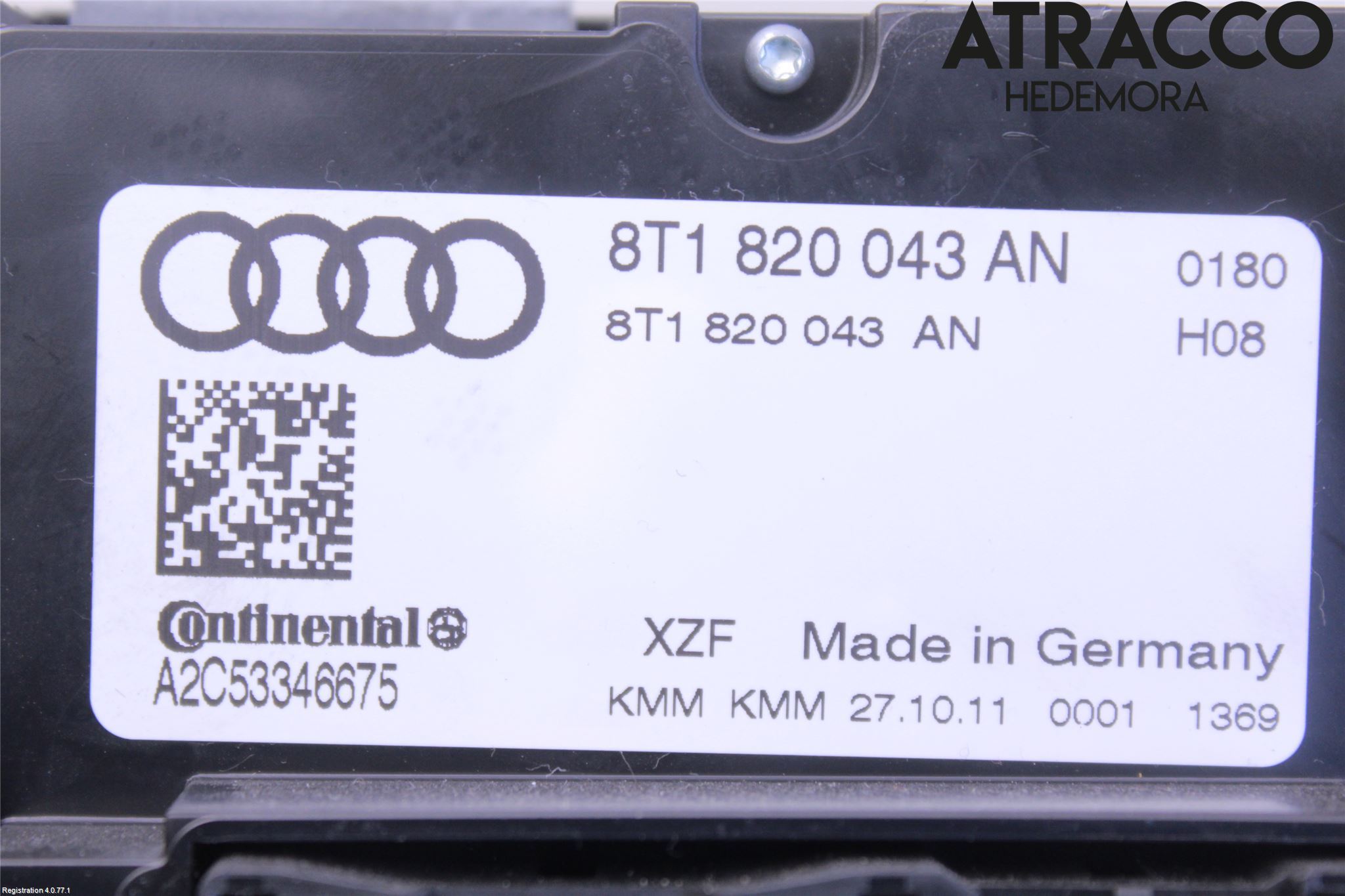 Audi Q5 09-16 Ac Styrenhet Ac Manöveren