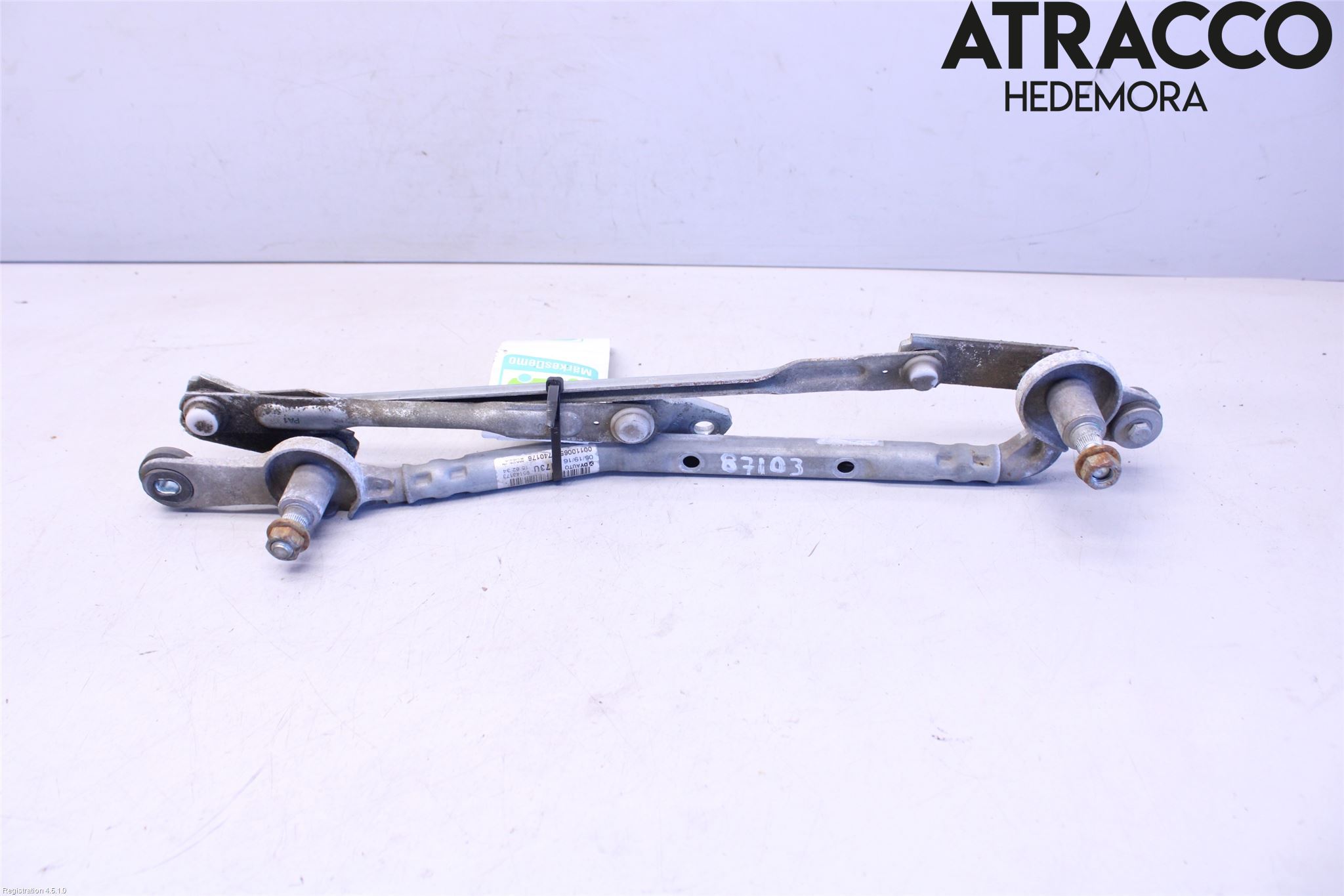 Opel KARL 16-19 Torkarmekanism Vindruta
