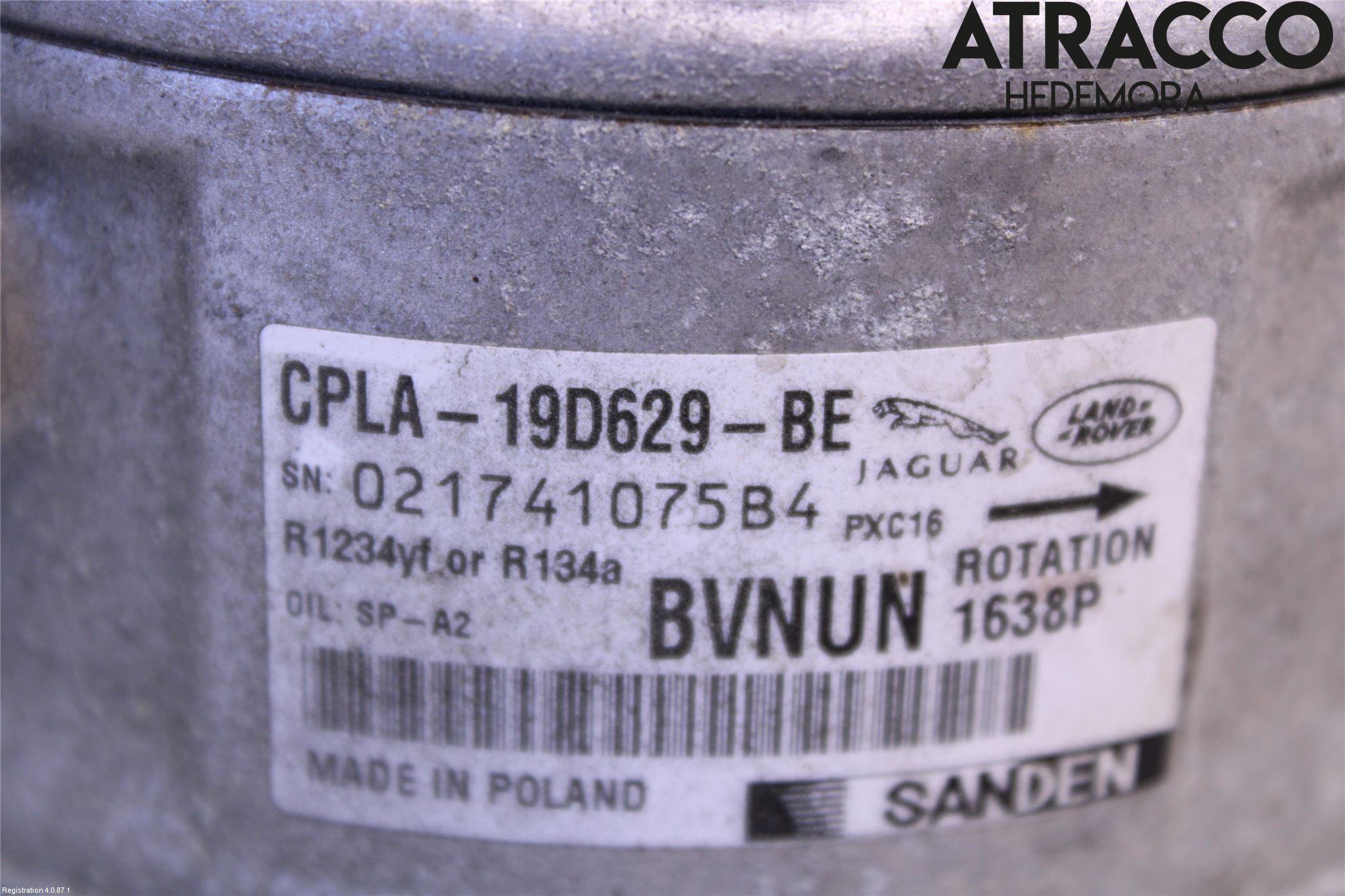 Jaguar XE (X760) 15-24 Ac Kompressor