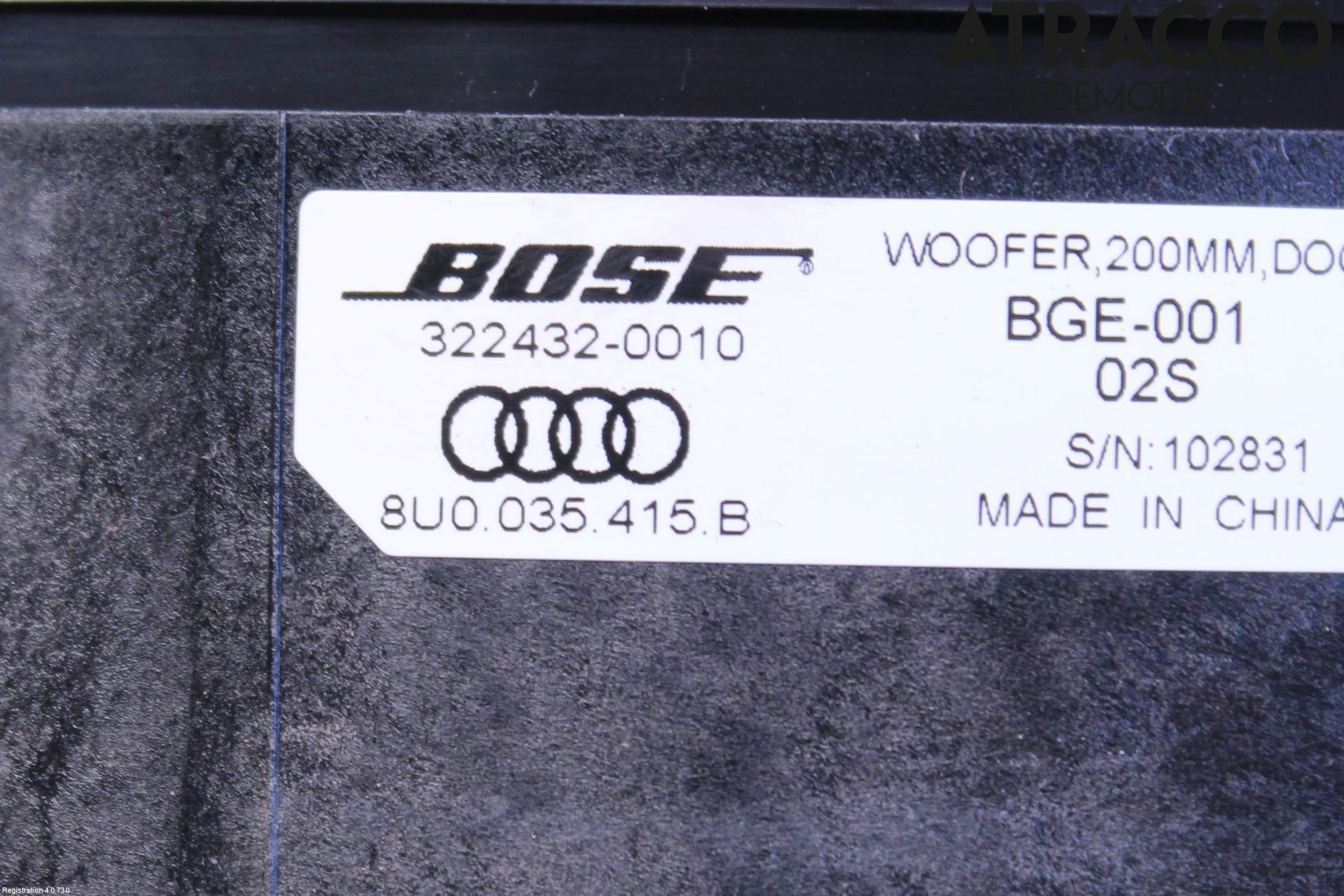 Audi Q3 8U 12-18 Högtalare