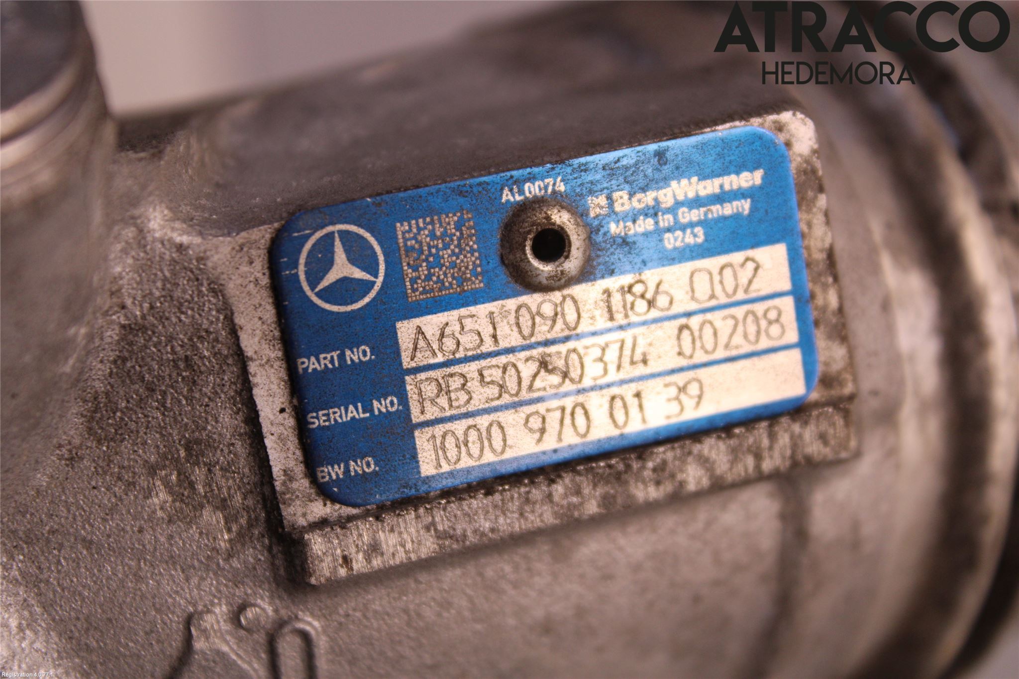 Mercedes-Benz MB C-KLASS (W205) 14-21 Turboaggregat