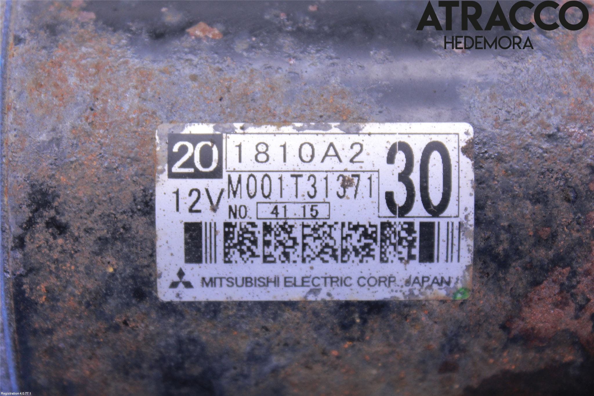 Mitsubishi ASX 10-22 Startmotor Diesel