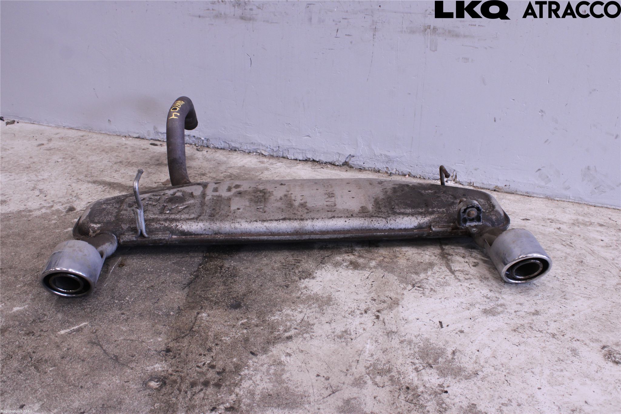 Fiat 500 07- Avgas-Ljuddämpare-Rör