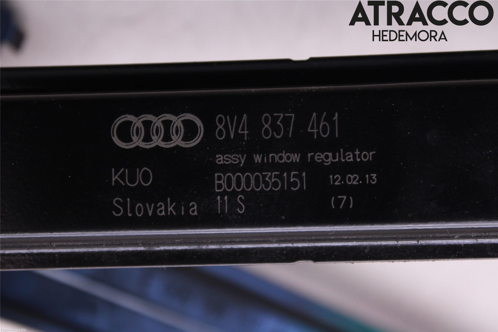 Audi A3/S3 8V 13-20 Fönsterhiss El Kompl