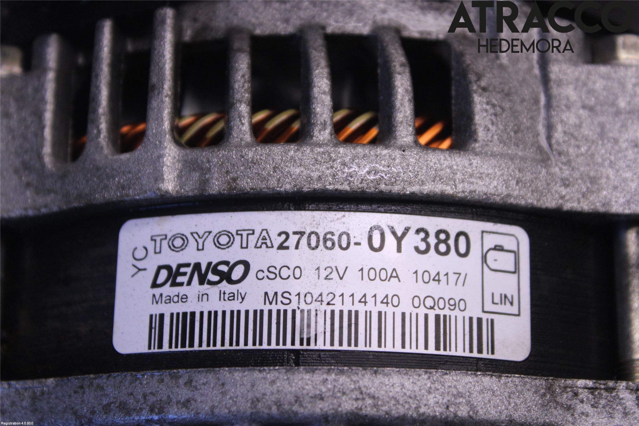 Toyota YARIS XP130 15-20 Generator