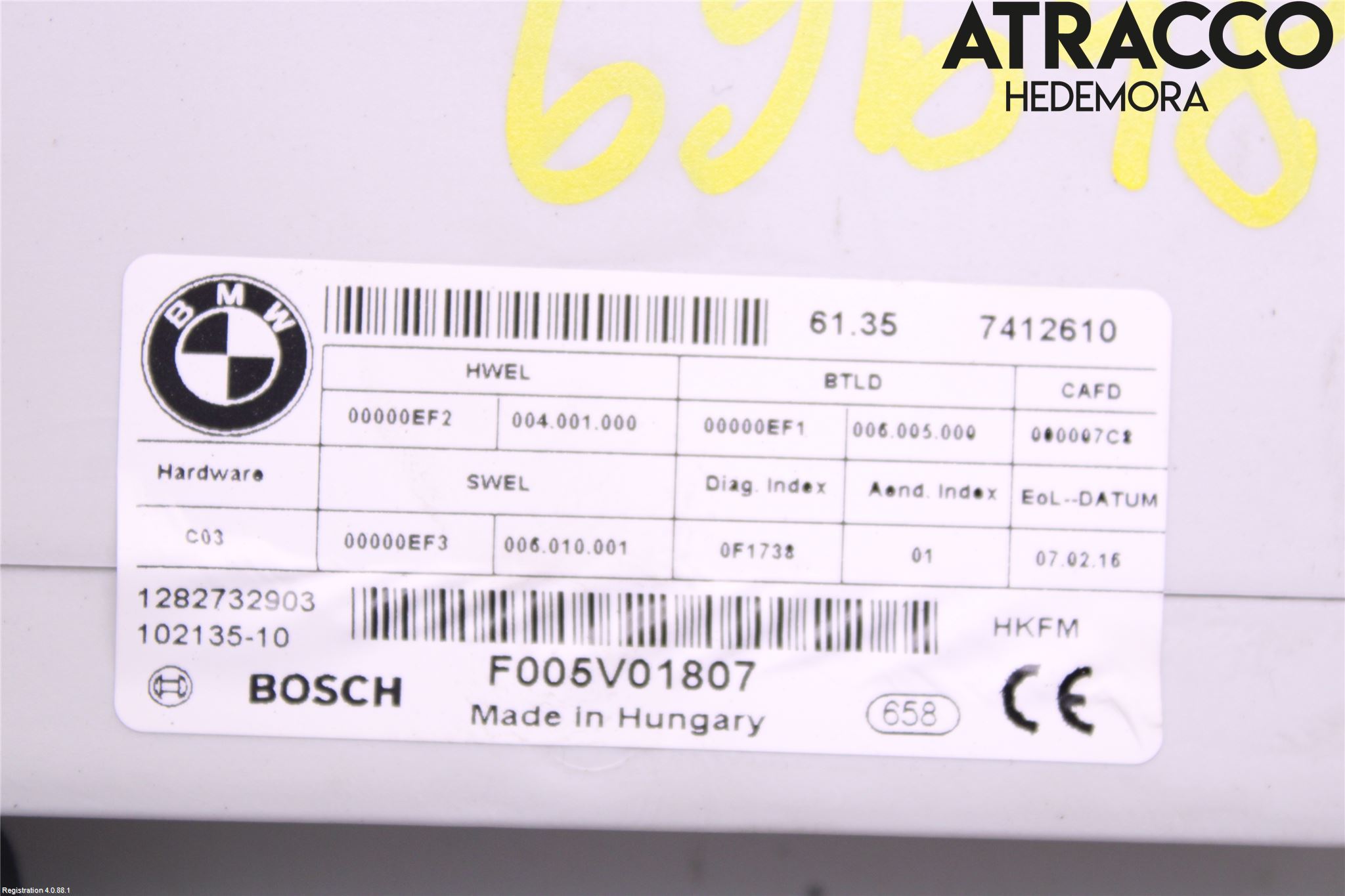 BMW X1 F48 15-22 Styrenhet Baklucka
