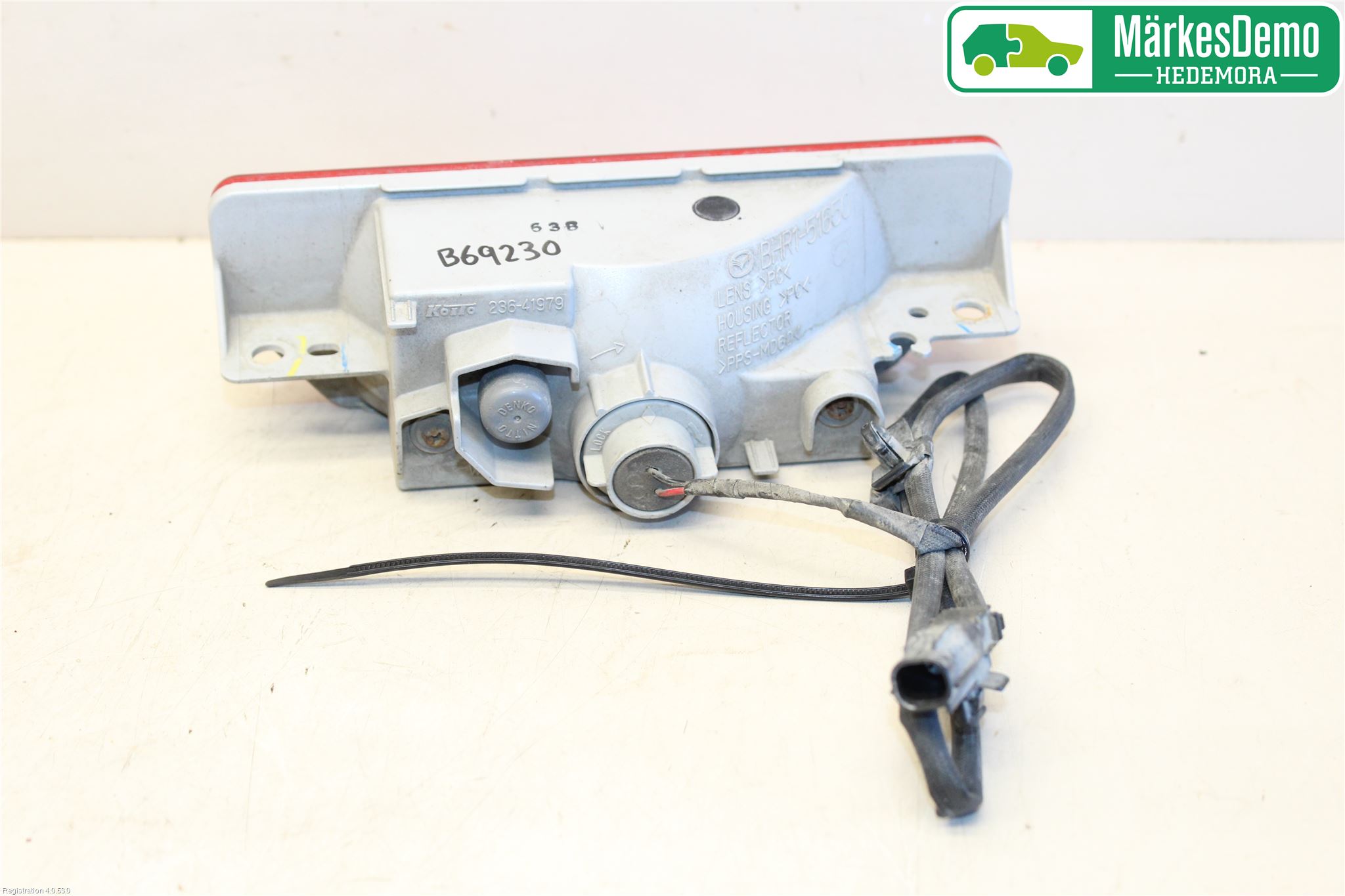 Mazda 3 III 14-19 Dimljus/Reflex Bak