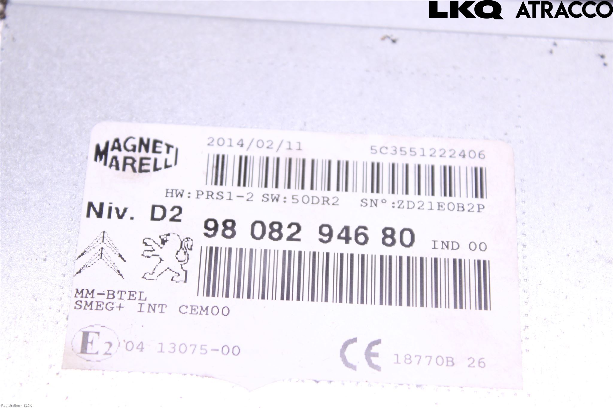 Citroen C4 GRAND PICASSO 14-18 Radio