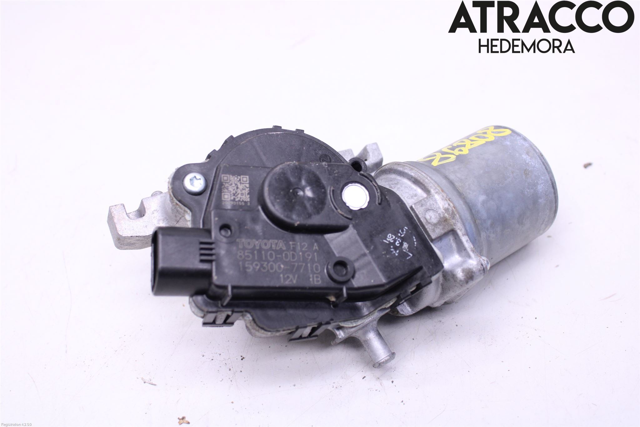 Toyota YARIS XP130 15-20 Torkarmotor Vindruta