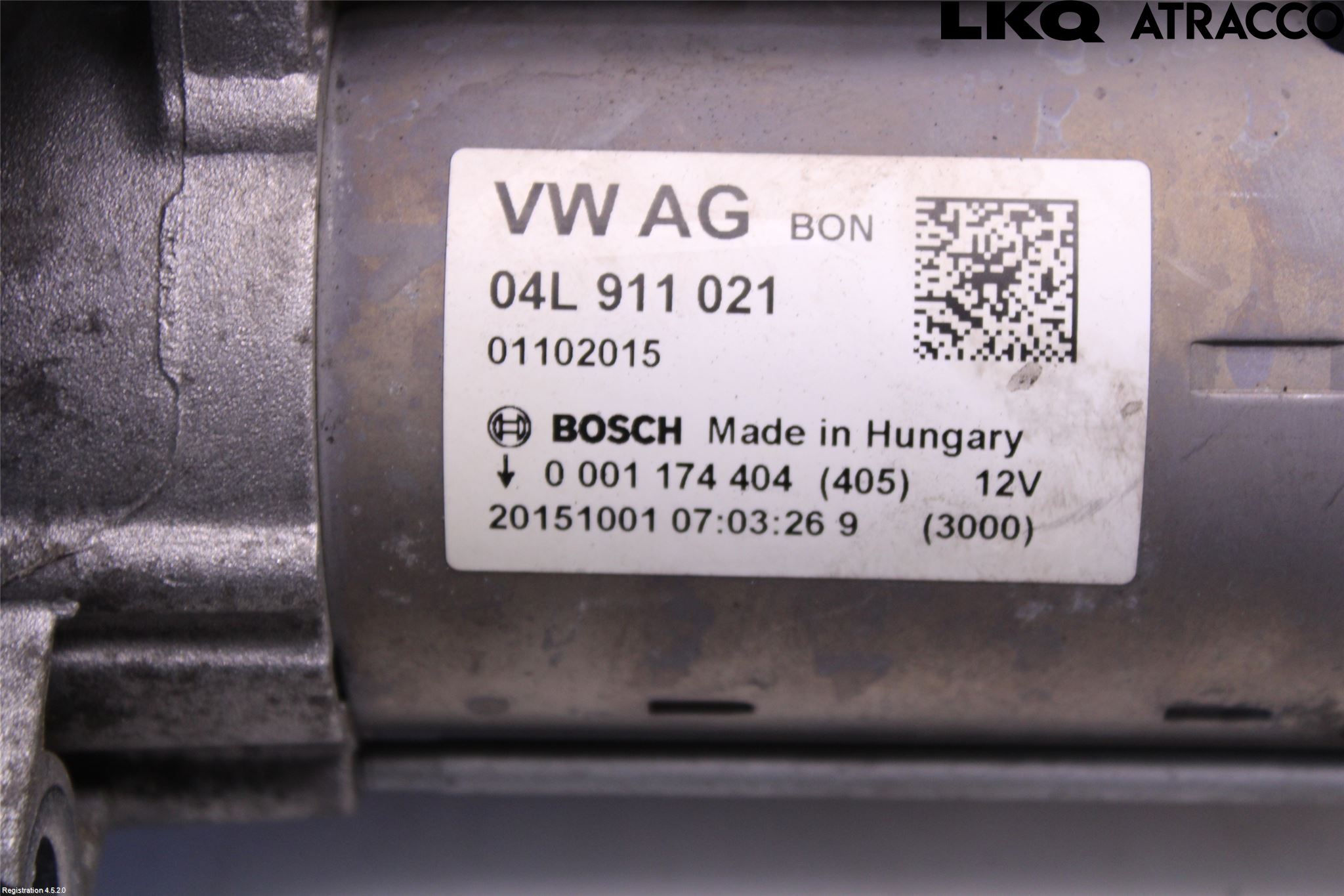 Audi A4 12-15 Startmotor Diesel