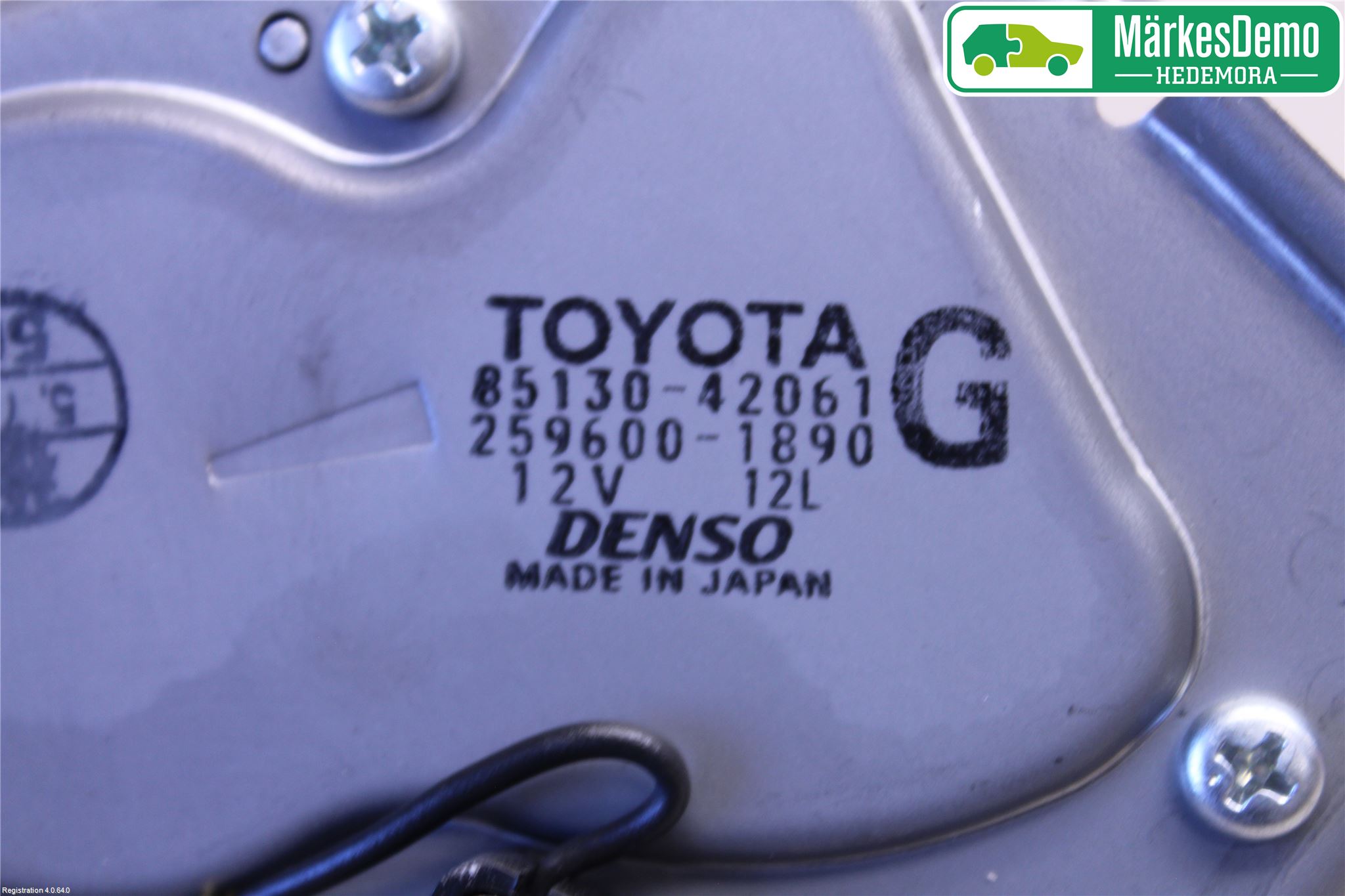 Toyota RAV 4 06-12 Torkarmotor Baklucka