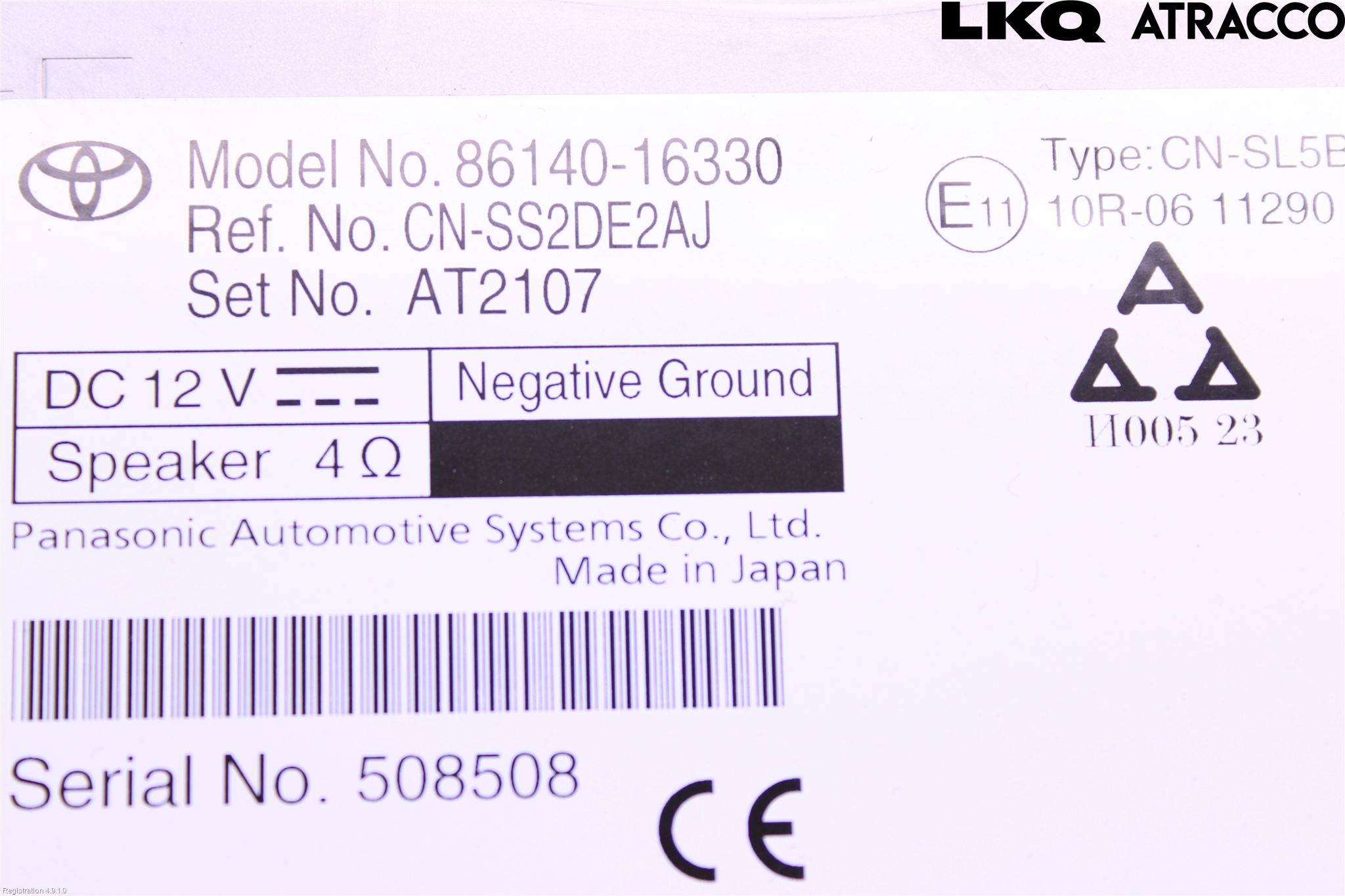 Toyota COROLLA CROSS XG10 22- Cd Radio - Multimediapanel