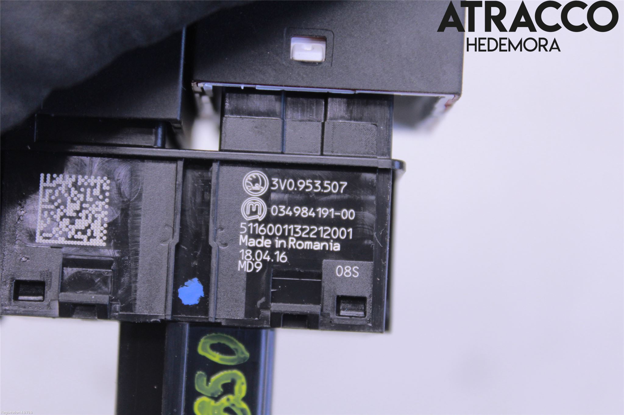 Skoda SUPERB 16-24 Strömställare Varnings