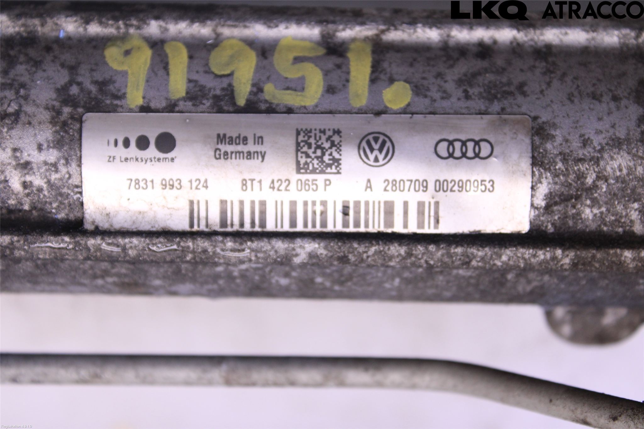 Audi A5 07-16 Styrväxel Servo -Snäcka